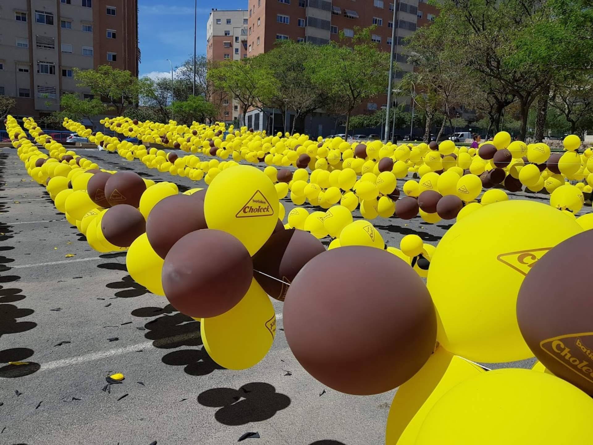 La falla Oliveral y batidos Choleck batirán el récord mundial en una globotá el próximo domingo 6 de marzo