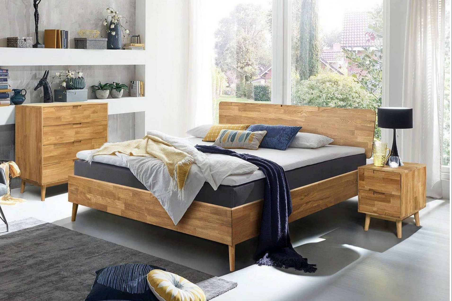 Las camas de madera de Roble.Store