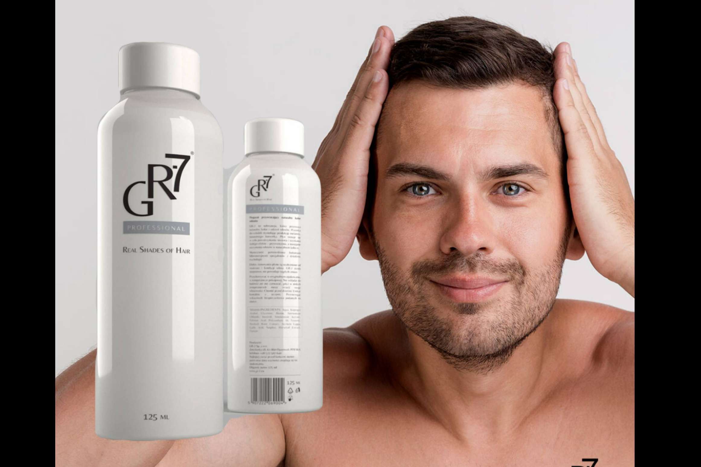 Loción GR-7 Professional revierte la aparición de canas y devuelve el color natural