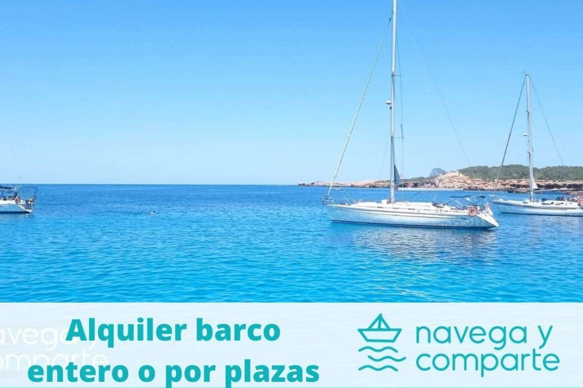 Navega y Comparte ofrece la posibilidad de alquilar un barco entero o por plazas