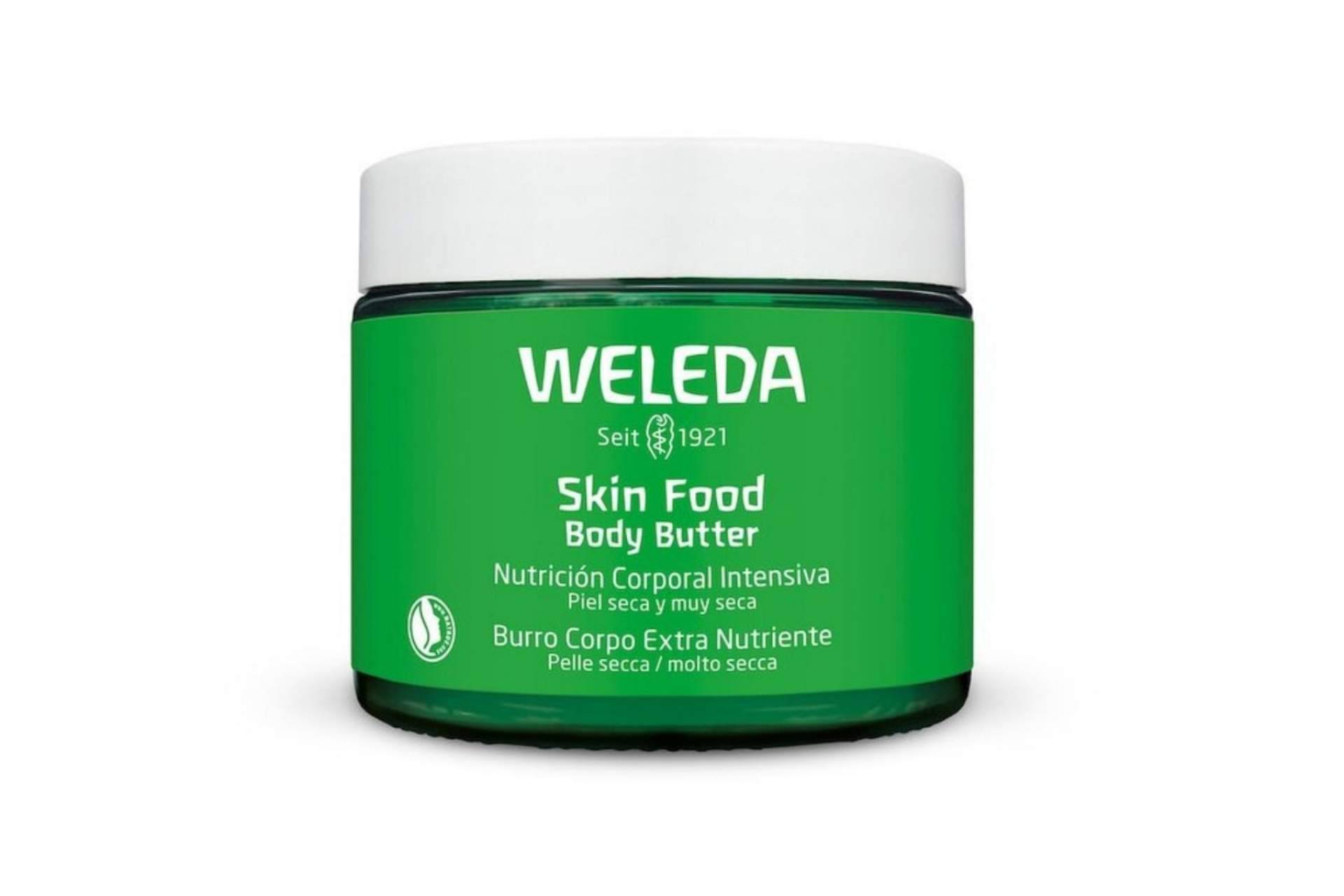 Premiada en los Elle International Beauty Awards 2022, Skin Food Body Butter de Weleda