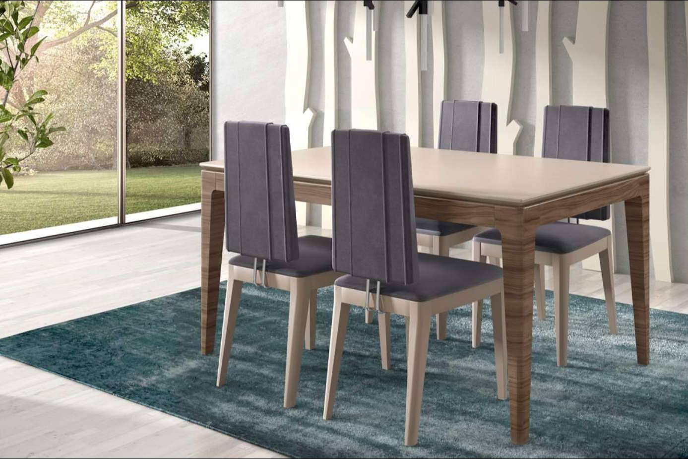 Monrabal Chirivella y sus mesas de comedor de madera