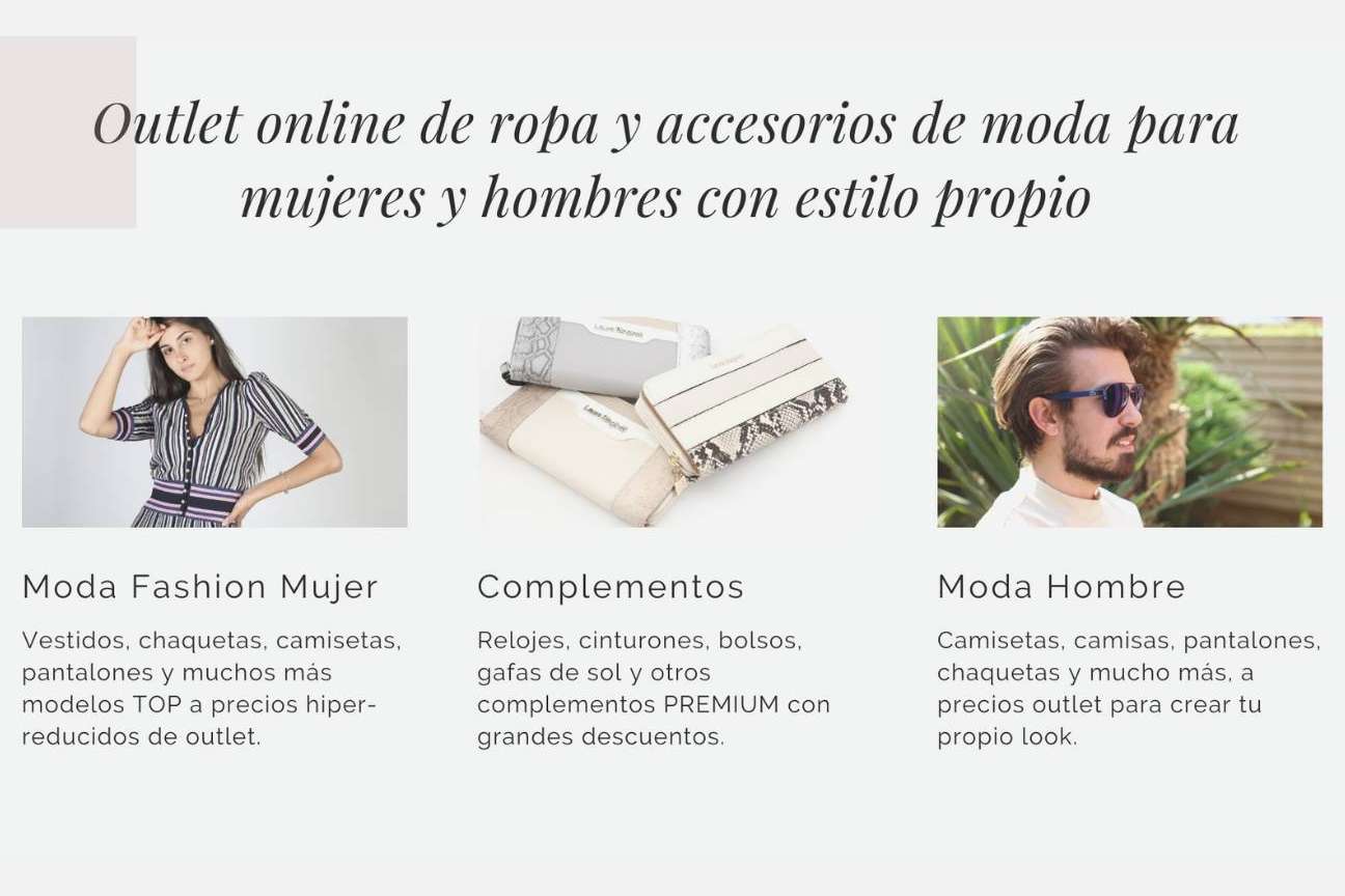 Las ofertas flash que ofrece Meleganza en ropa y accesorios de moda de primeras marcas