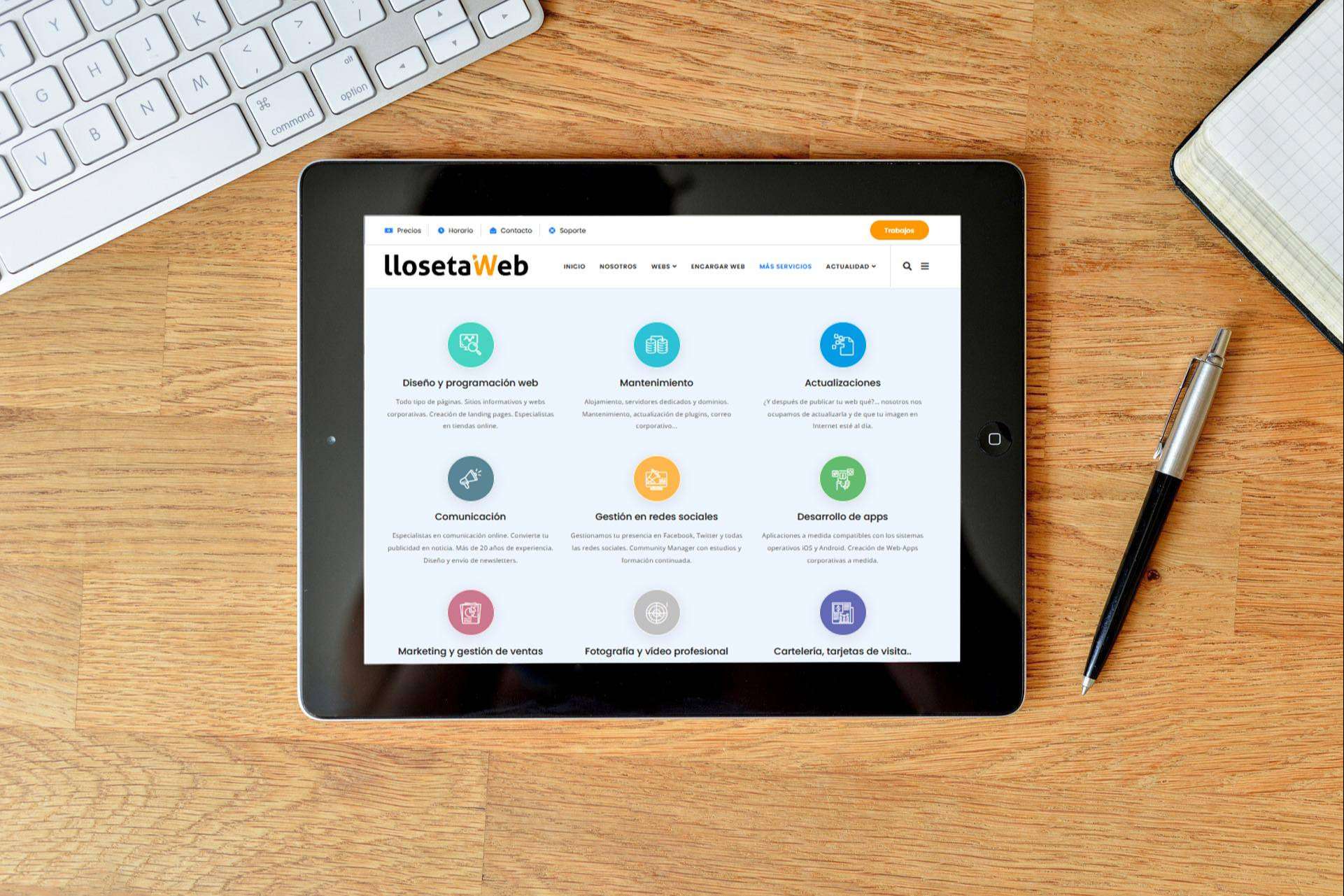 Llosetaweb amplía su oferta de servicios digitales