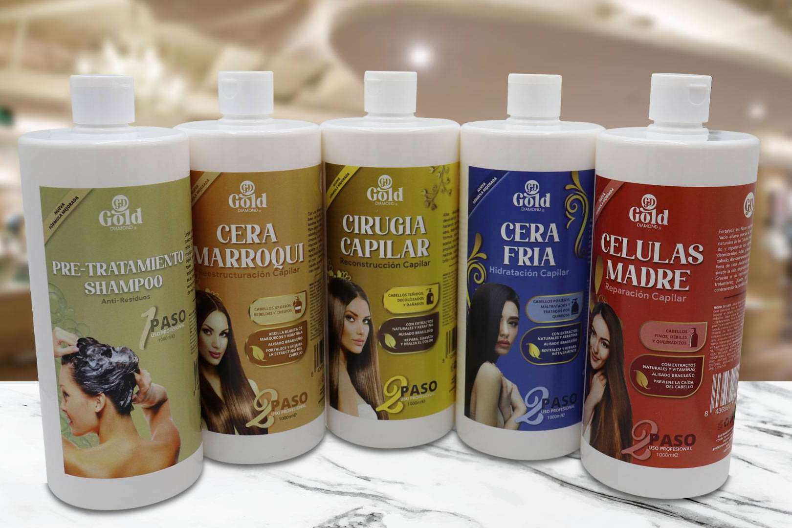 Los beneficios que aportan los productos de Gold DIAMOND para el cuidado del cabello