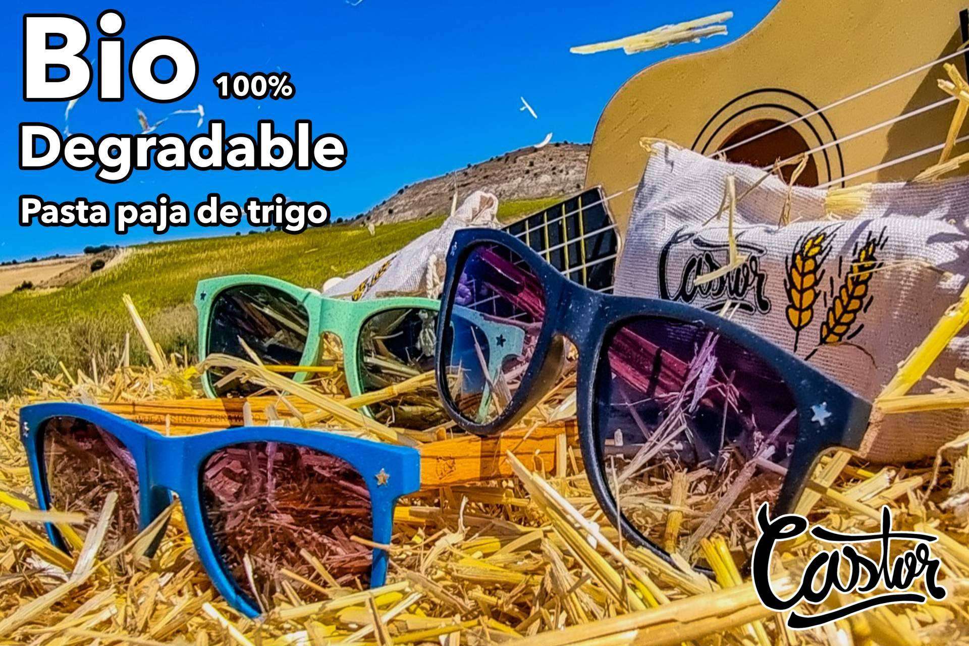 Castor Sunglasses utiliza materiales 100 % biodegradables para la fabricación de sus gafas de sol