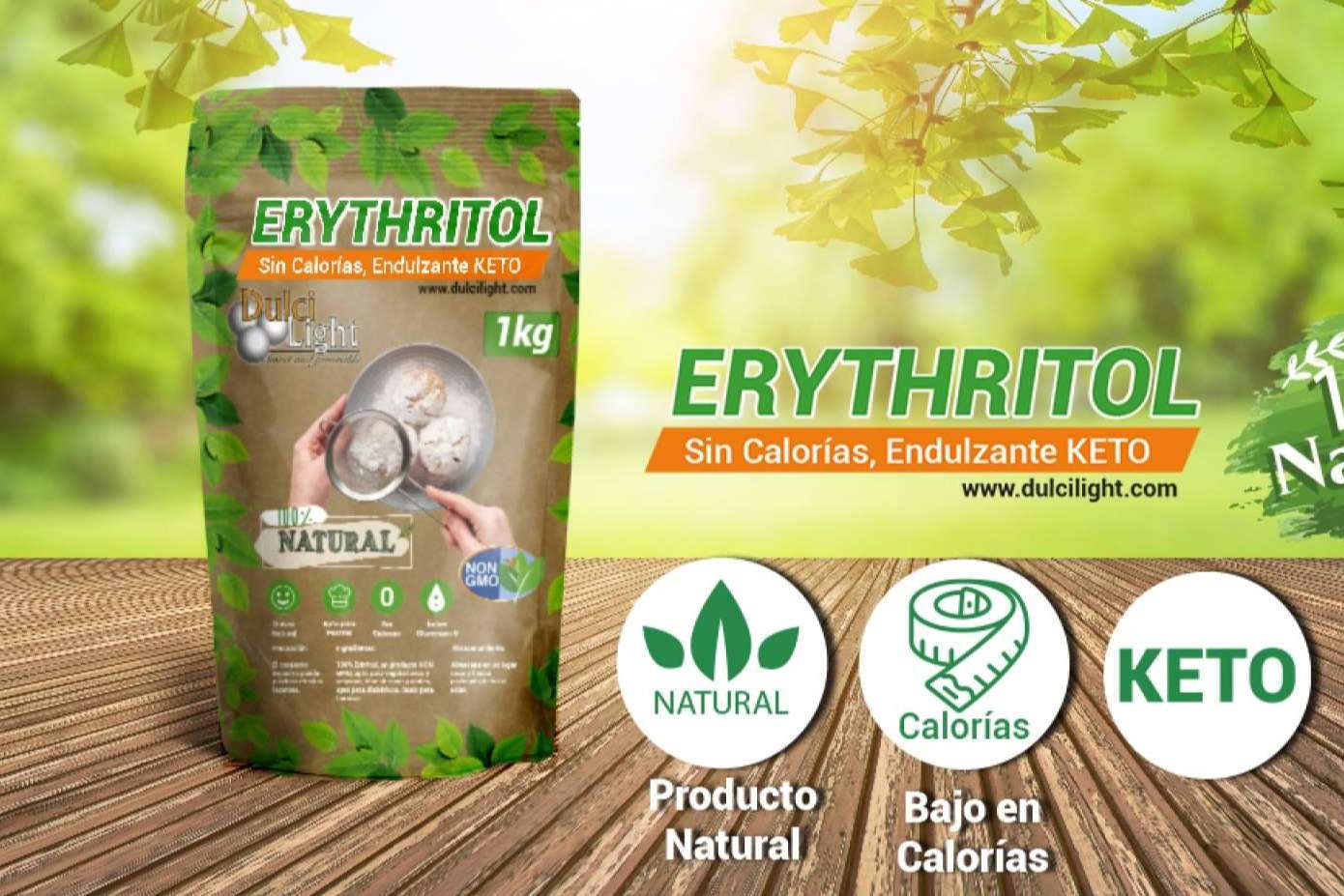 Un edulcorante que proviene de las frutas es Eritritol