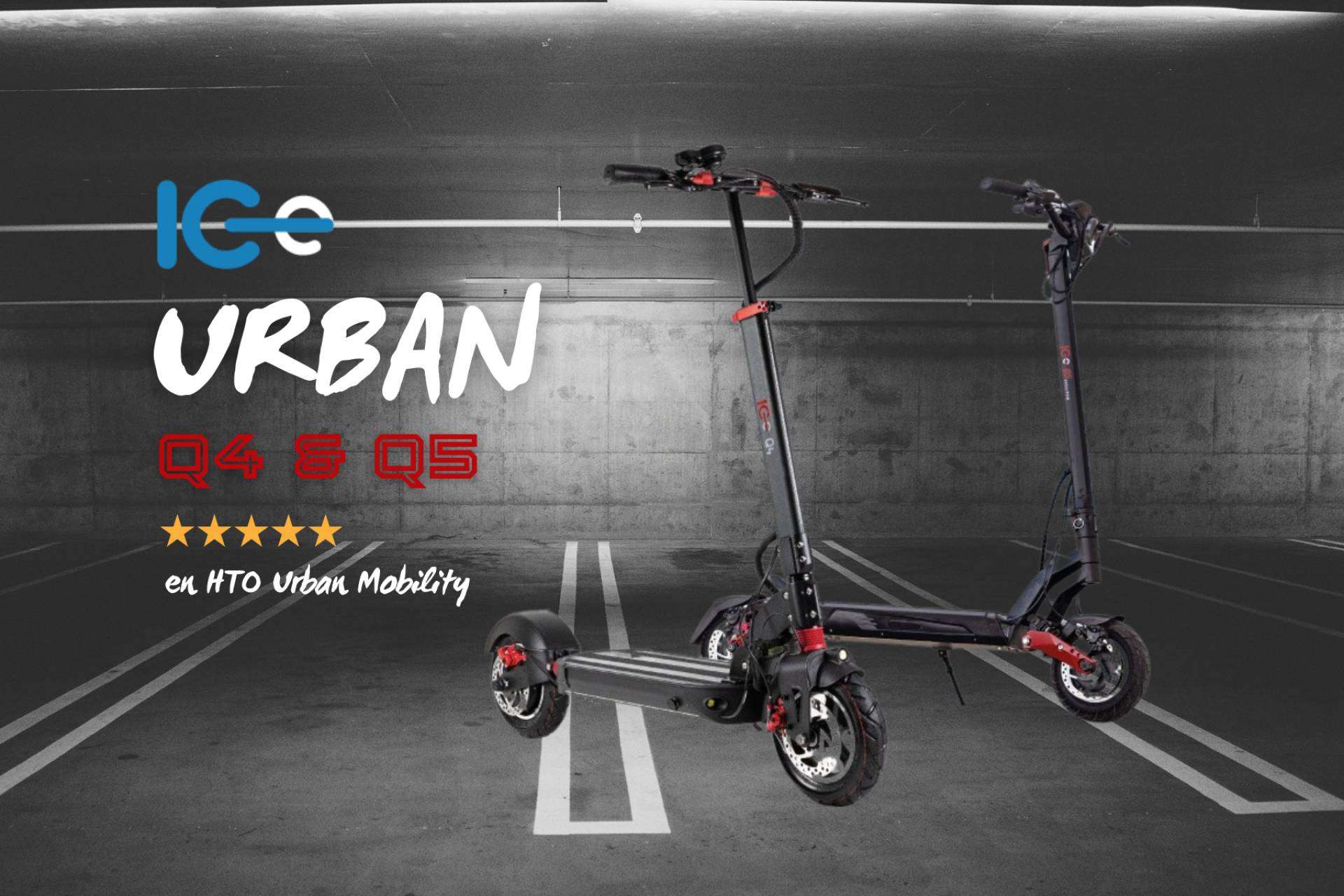 Patinetes eléctricos de la marca IC-e Scooter con HTO Urban Mobility