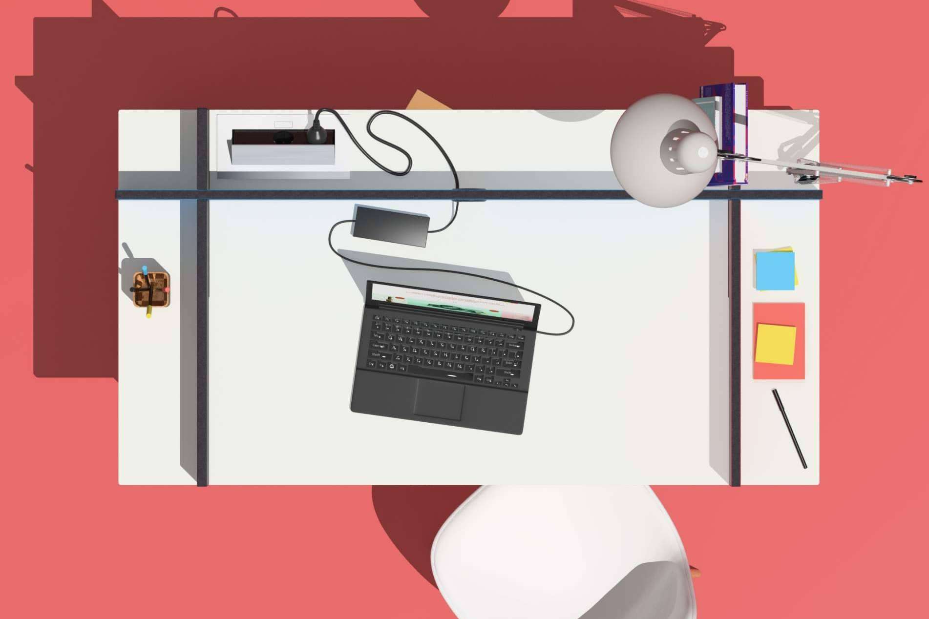El escritorio sin tornillos de Gauzak Estudio