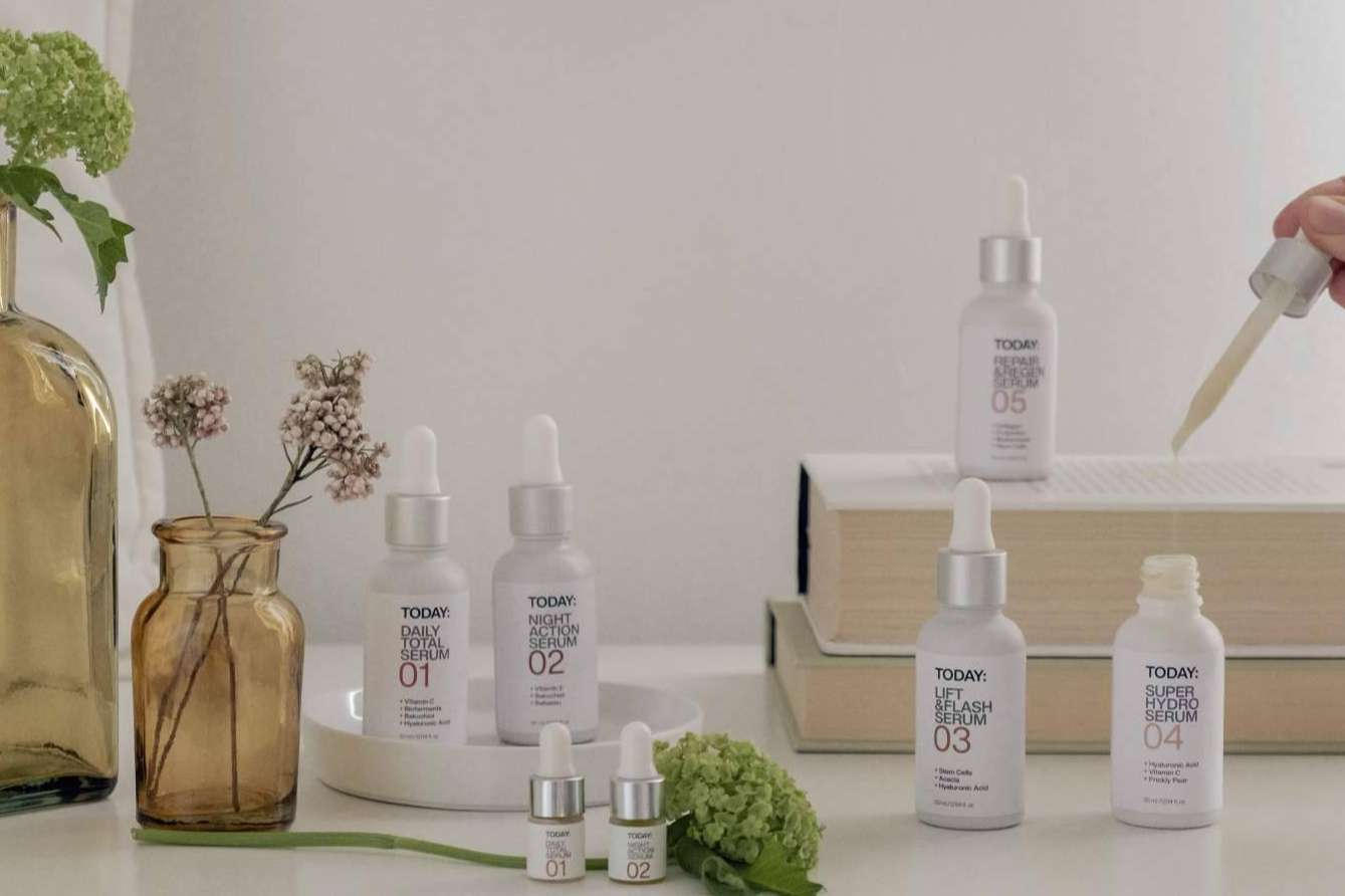 La rutina facial en 3 pasos de Today Serum