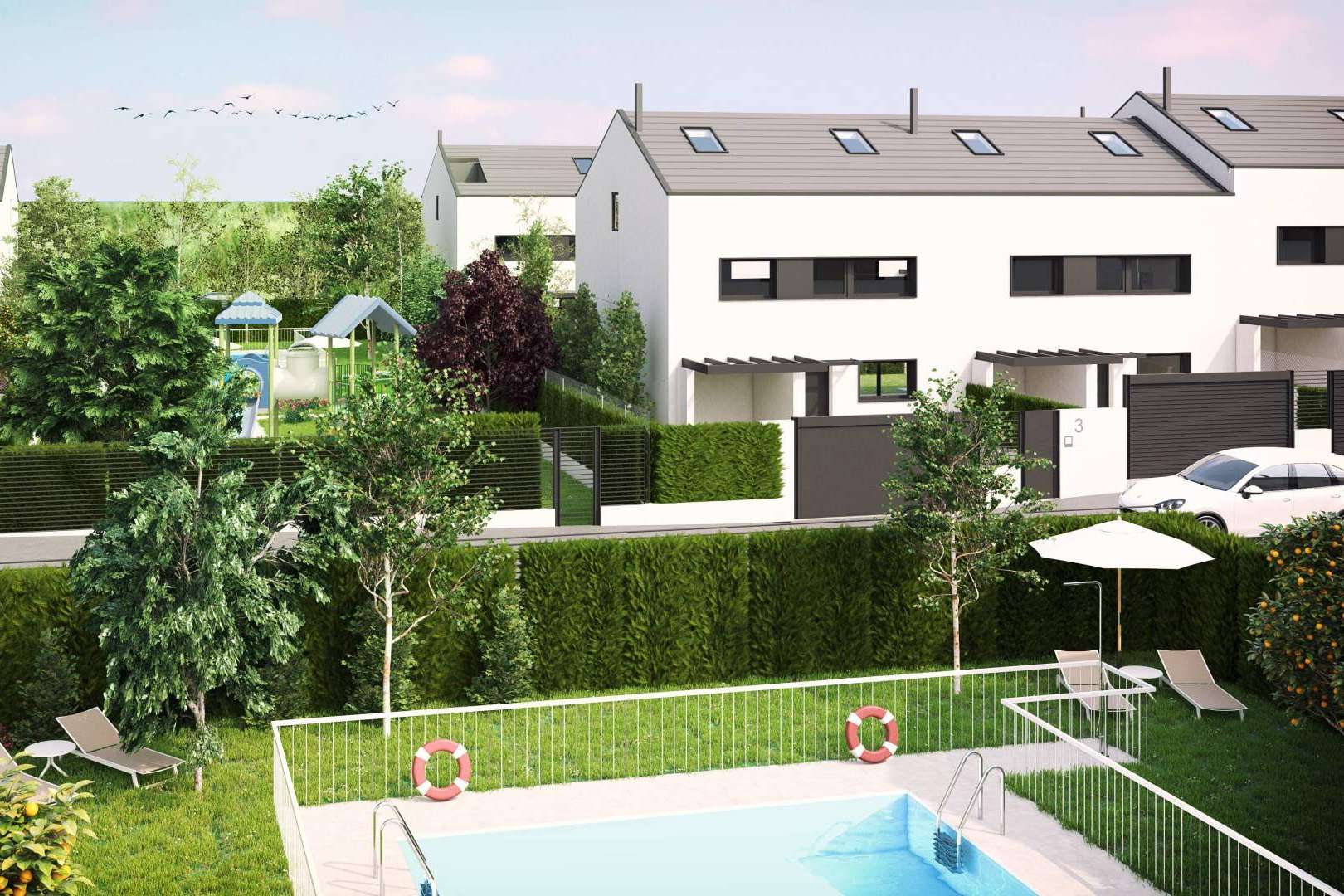 Una opción ideal para comprar una vivienda a menos de 20 minutos del centro de Madrid es Mejorada del Campo