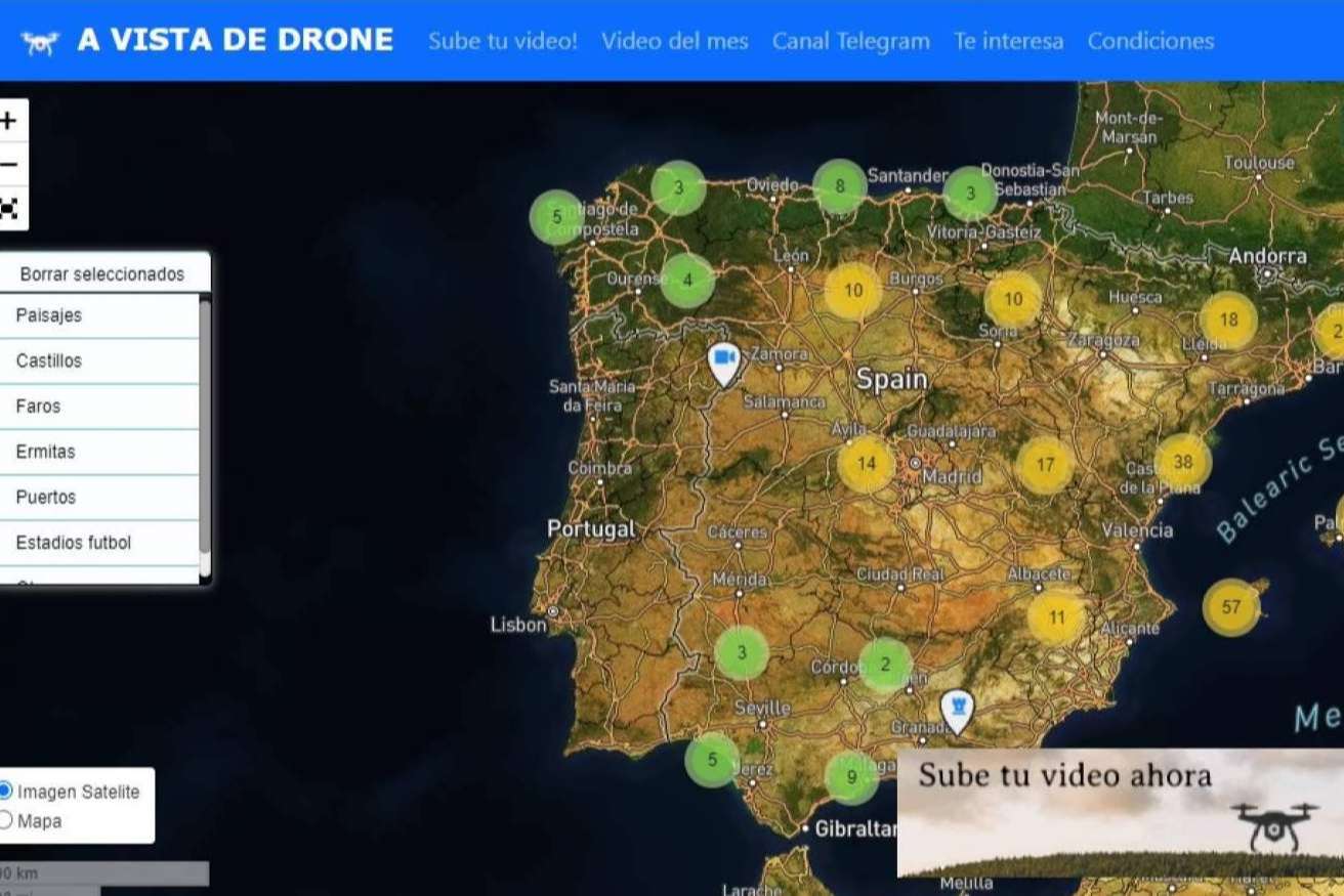 Avistadedrone.com muestra los paisajes de España al detalle a vista de drone