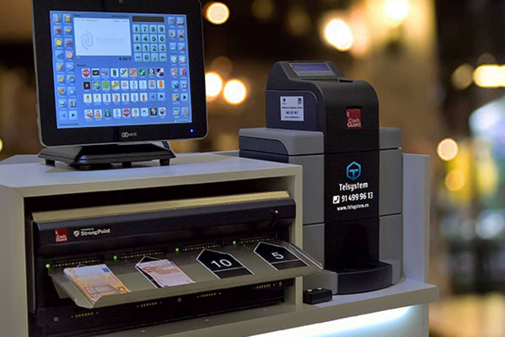 El cajero inteligente CashGuard tiene como objetivo facilitar la gestión de efectivo a nivel comercial y es distribuido por los expertos de Telsystem