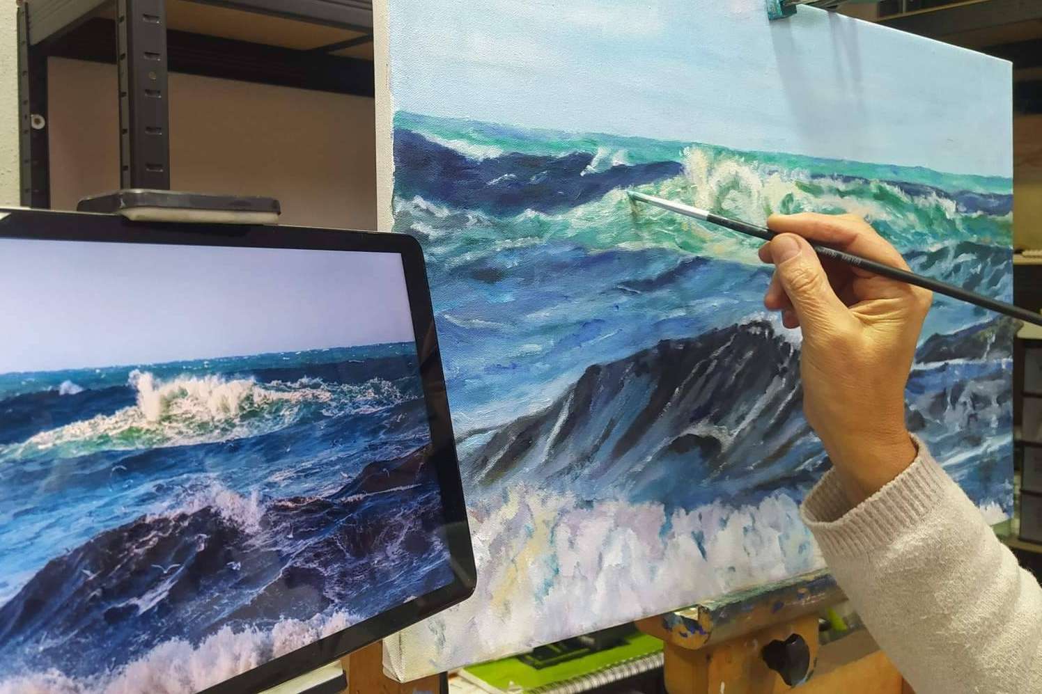 Los estudiantes se convierten en profesionales de la pintura y el dibujo en Estudio Ilógico