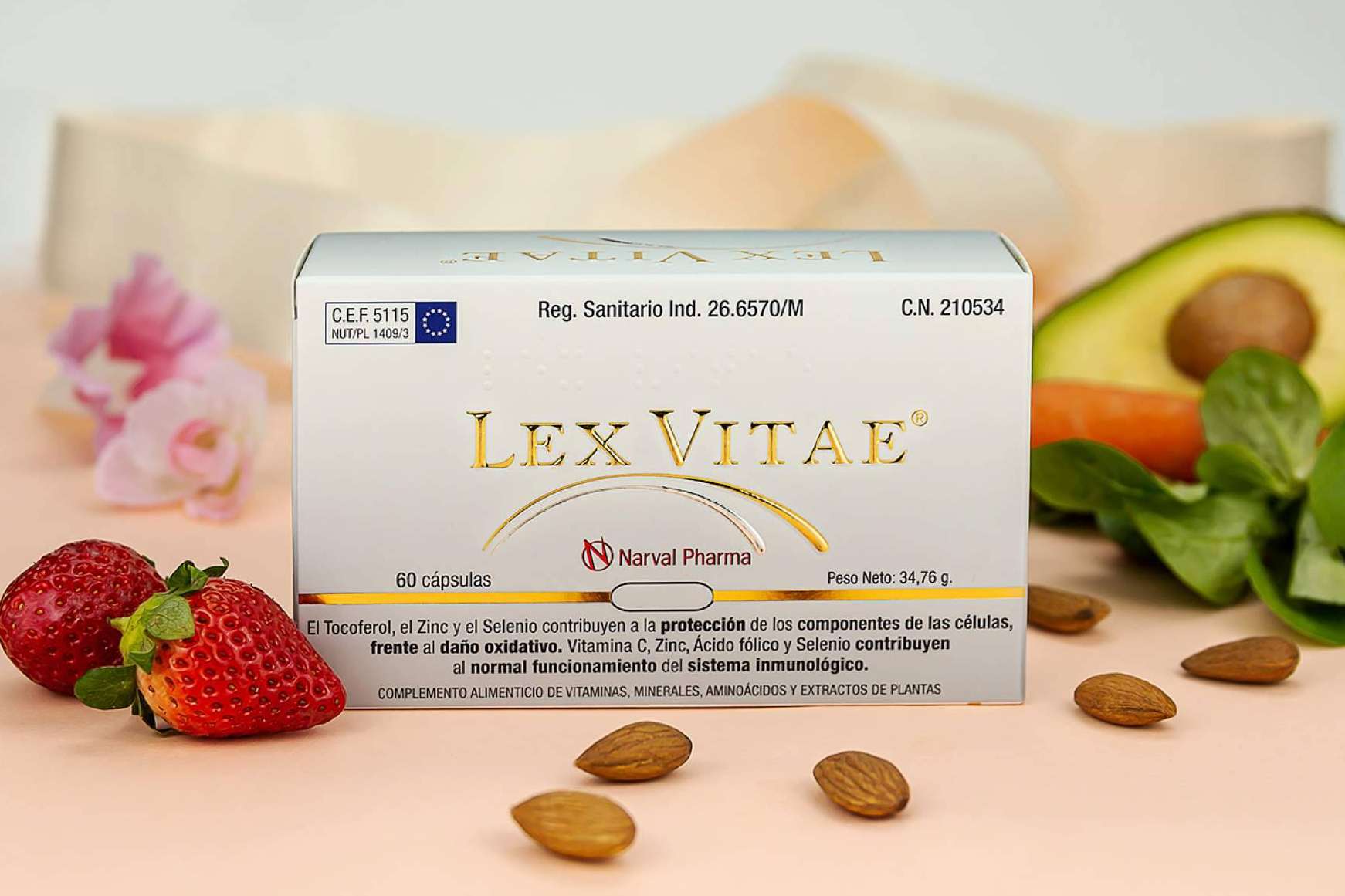 Narval Pharma comercializa Lex Vitae con antioxidante glutatión y acción antiedad