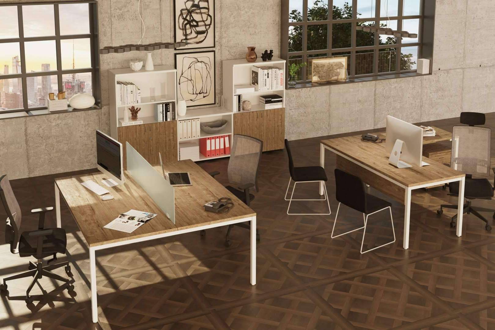 Las ventajas de la técnica open space en las oficinas, con Office Deco
