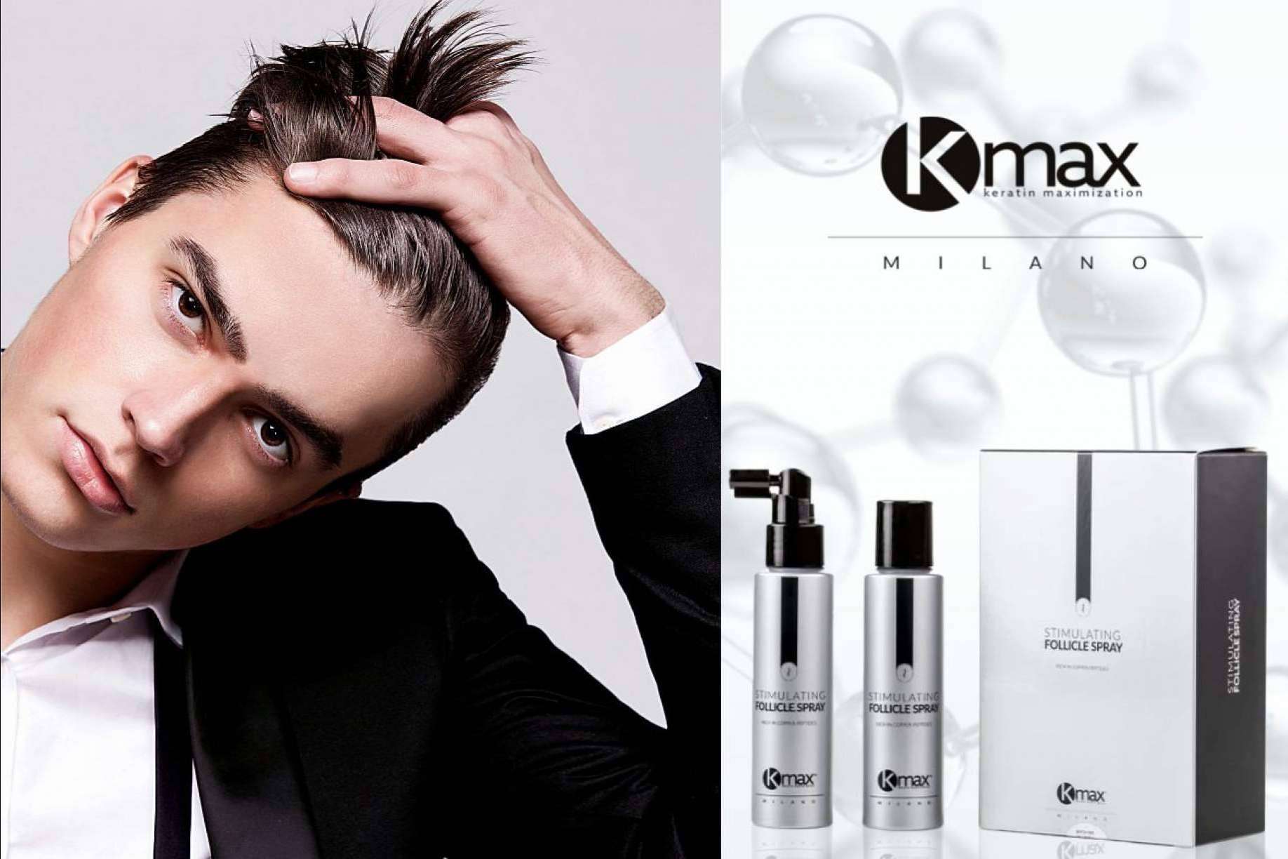 Kmax consigue combatir la caída del cabello a través de péptidos de cobre