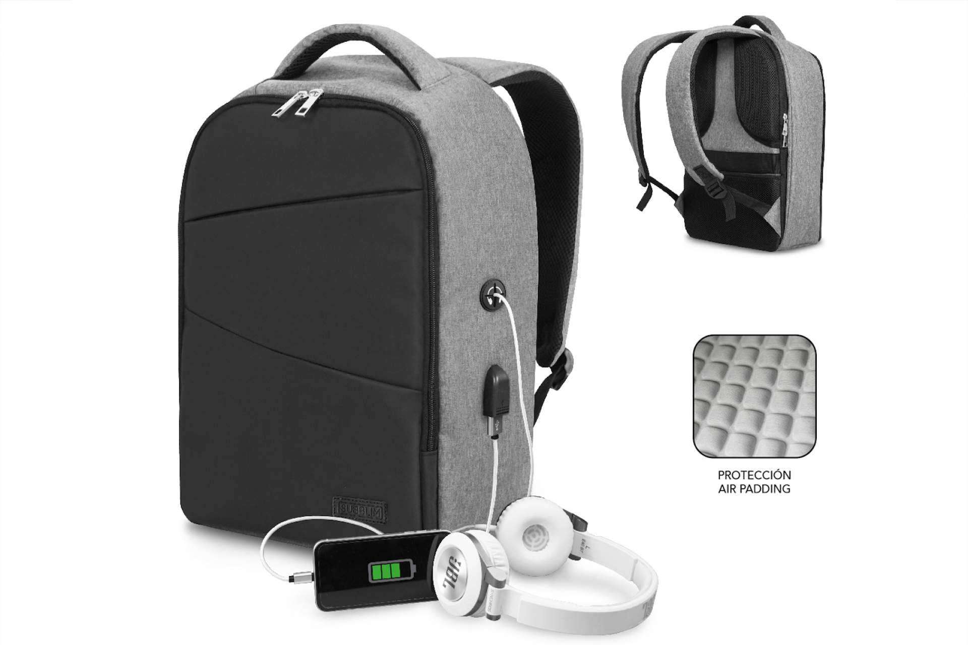 SUBBLIM ofrece mochilas para llevar el ordenador portátil de un lado a otro de forma segura y cómoda