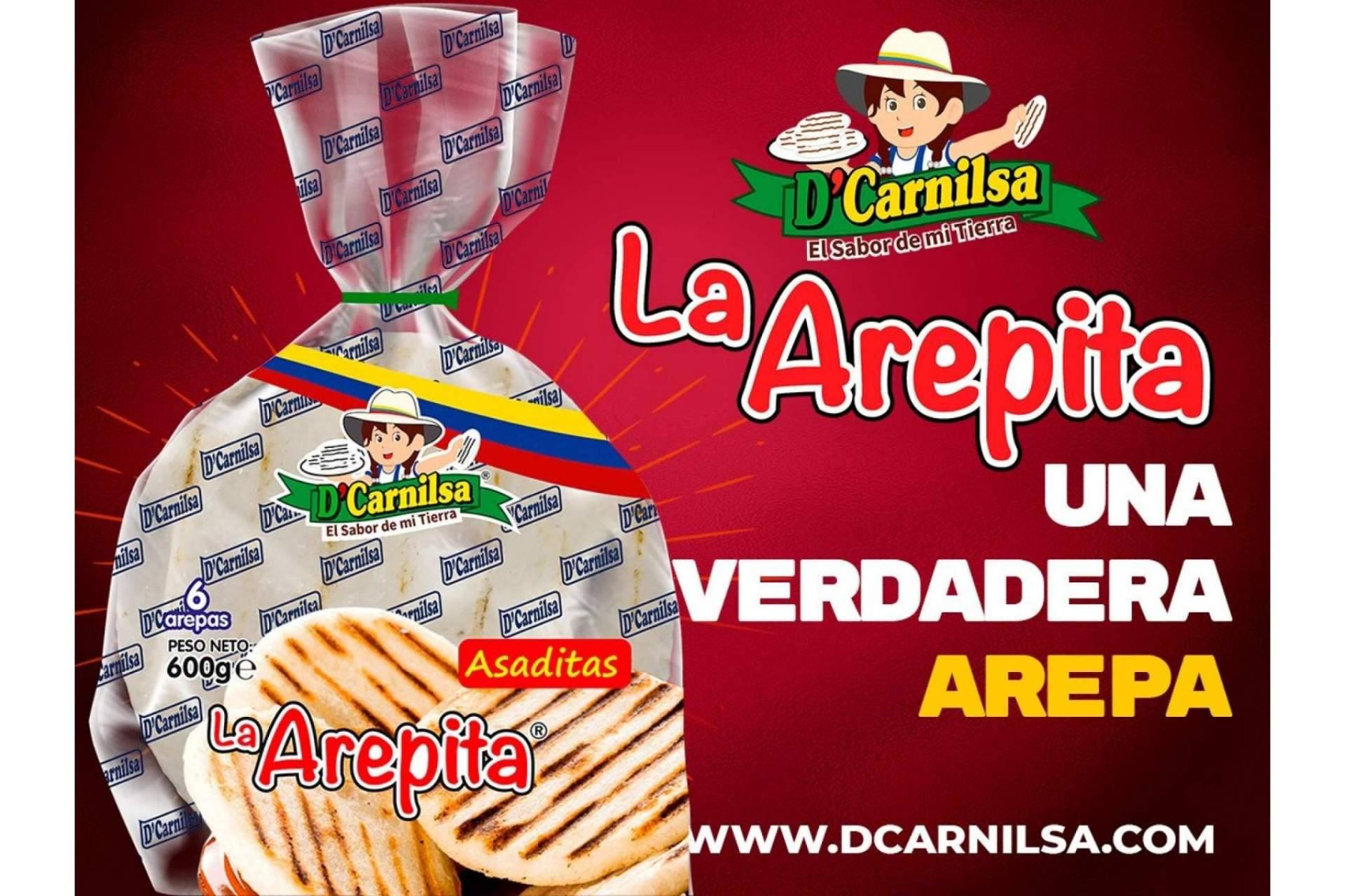 ¿Dónde comprar la auténtica arepa colombiana lista para ser rellenadas y consumida?  D’Carnilsa