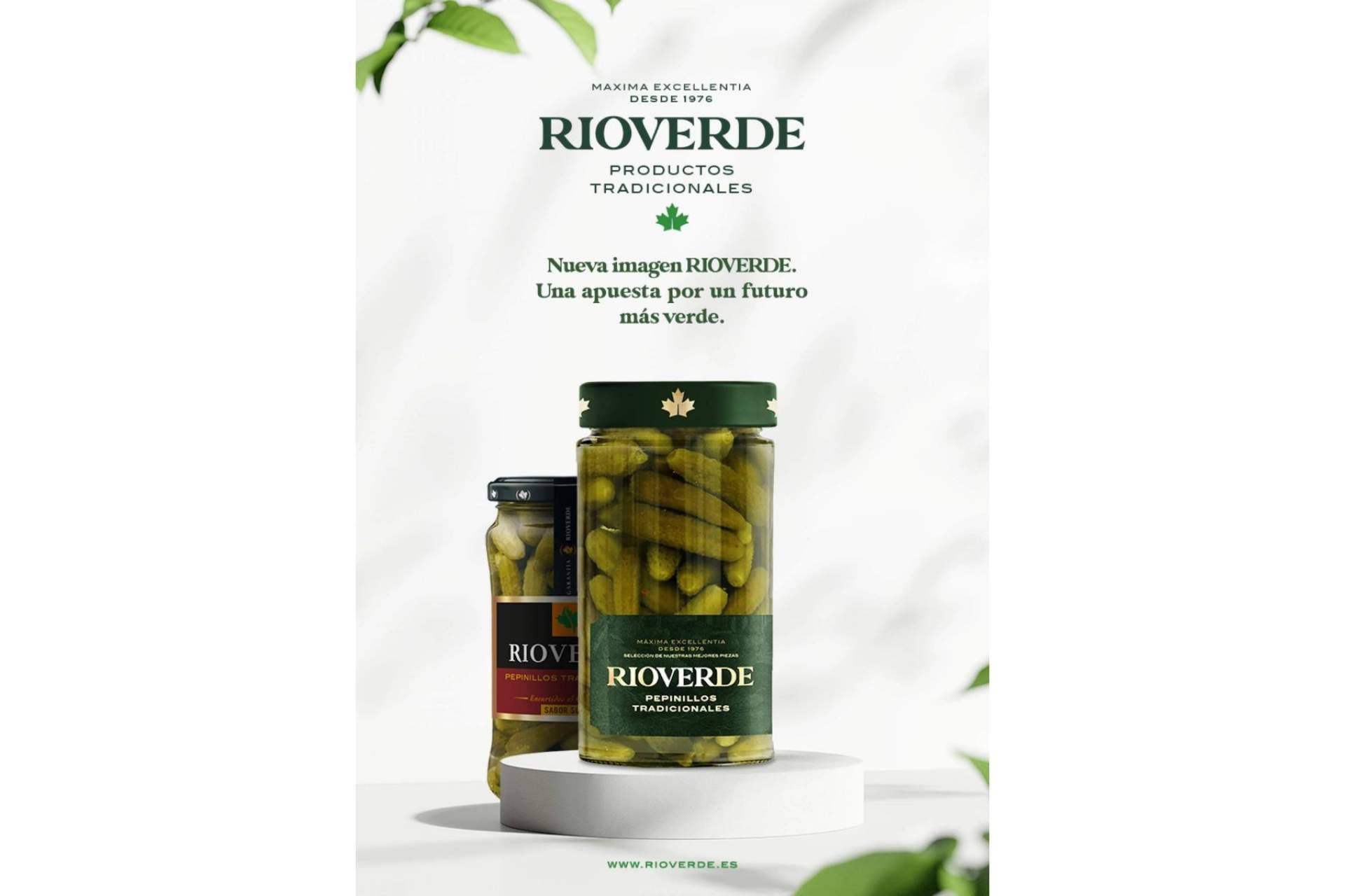 La empresa de encurtidos Rioverde se moderniza tras 45 años de historia con un cambio de imagen y un restyling
