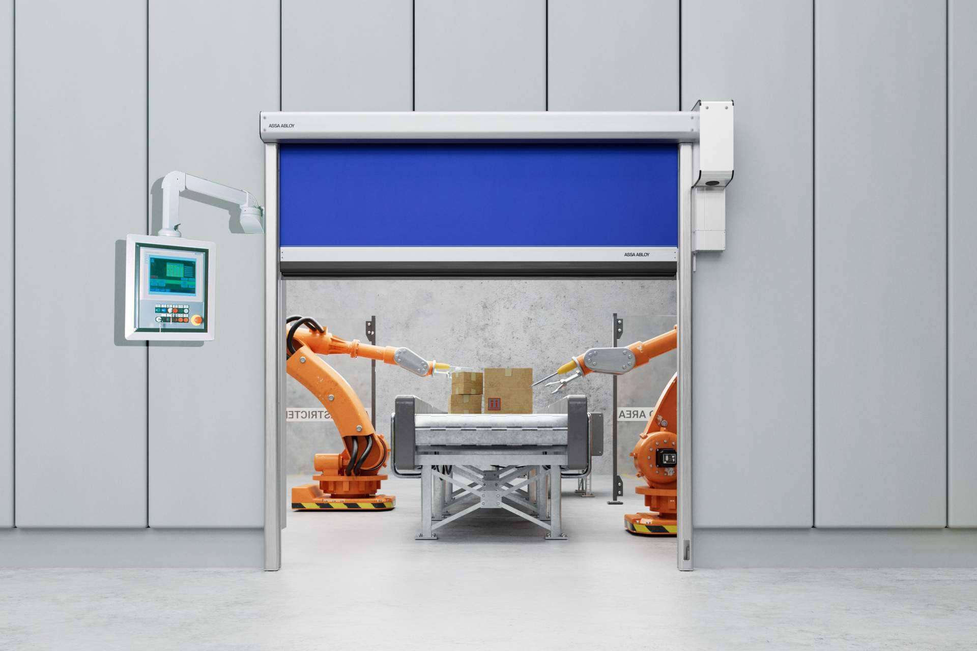 ¿Cómo es la nueva puerta rápida de protección de máquinas ASSA ABLOY RP400?