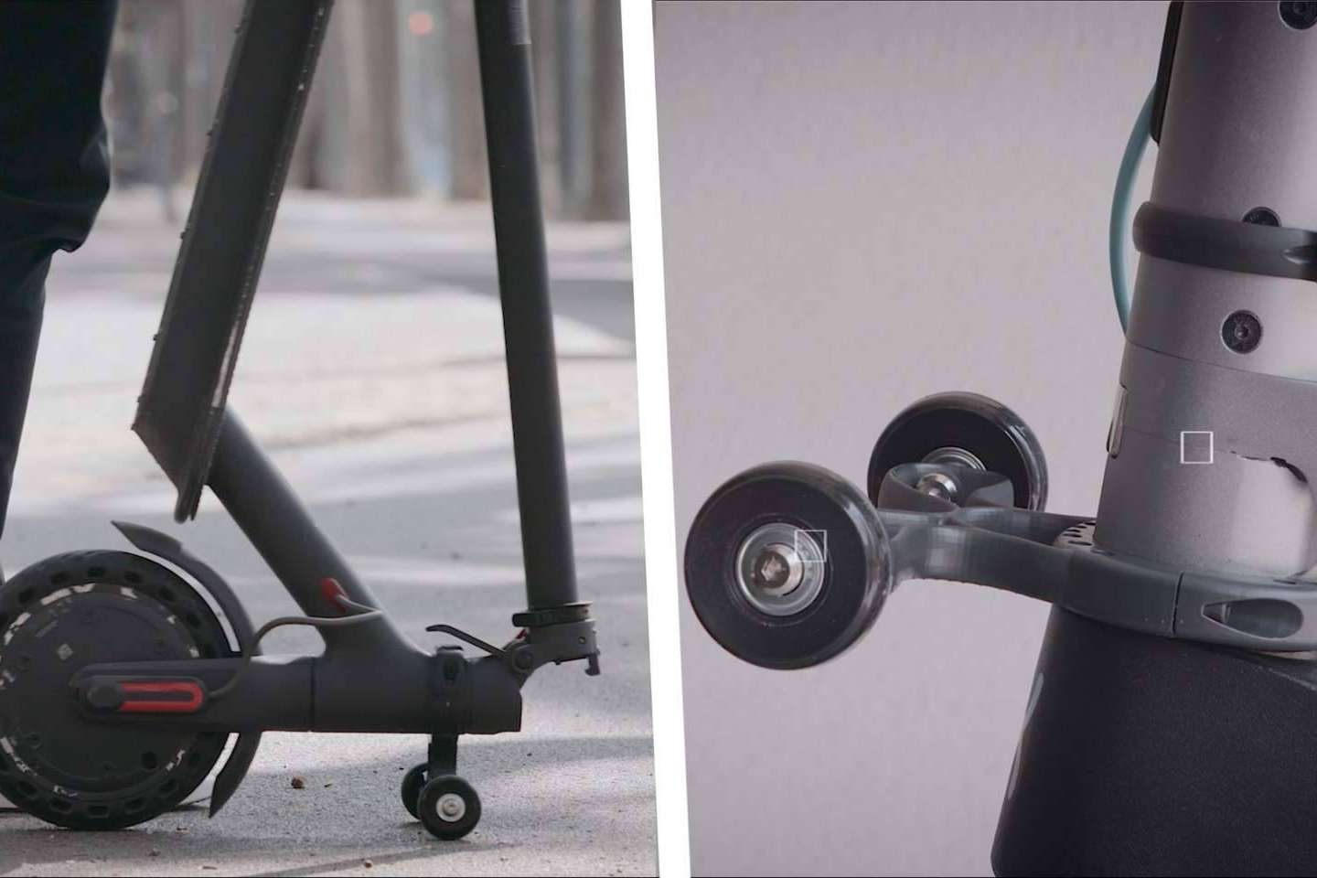 El soporte universal para patinete eléctrico de Techmotion Electronics, V-mount