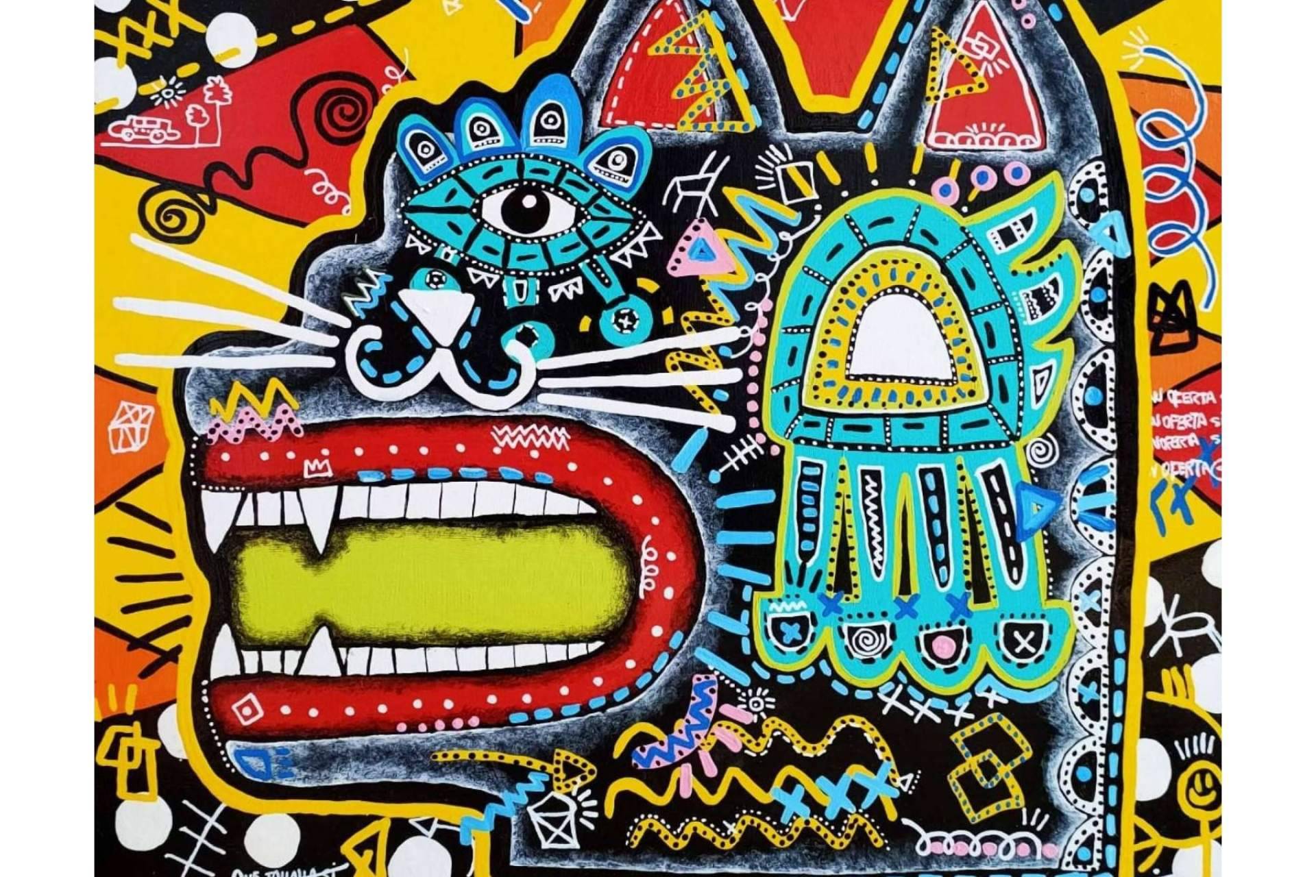 El artista Guto Ajayu hace investigación de memoria cultural combinada con arte urbano