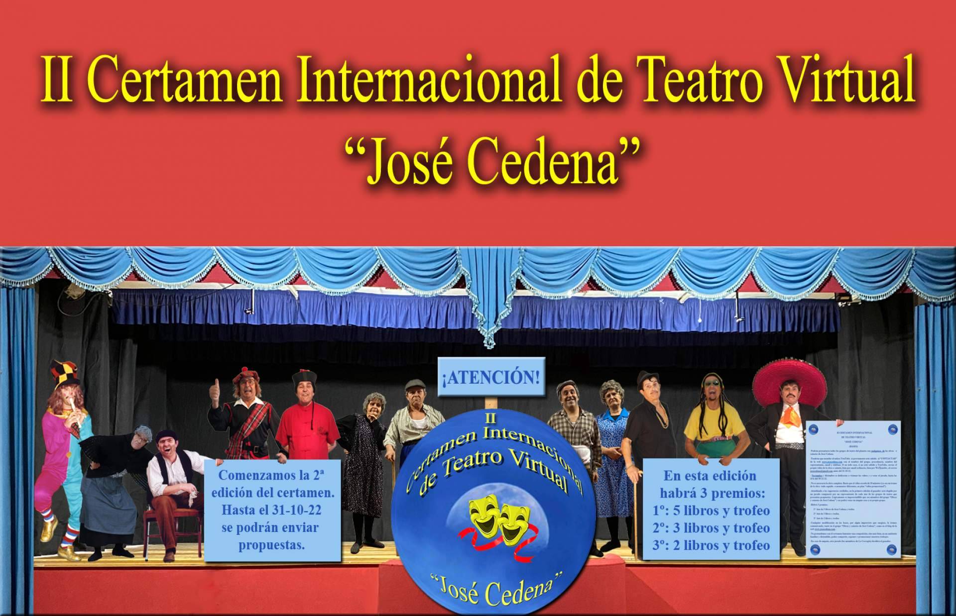 José Cedena plantea el II Certamen Internacional de Teatro Virtual