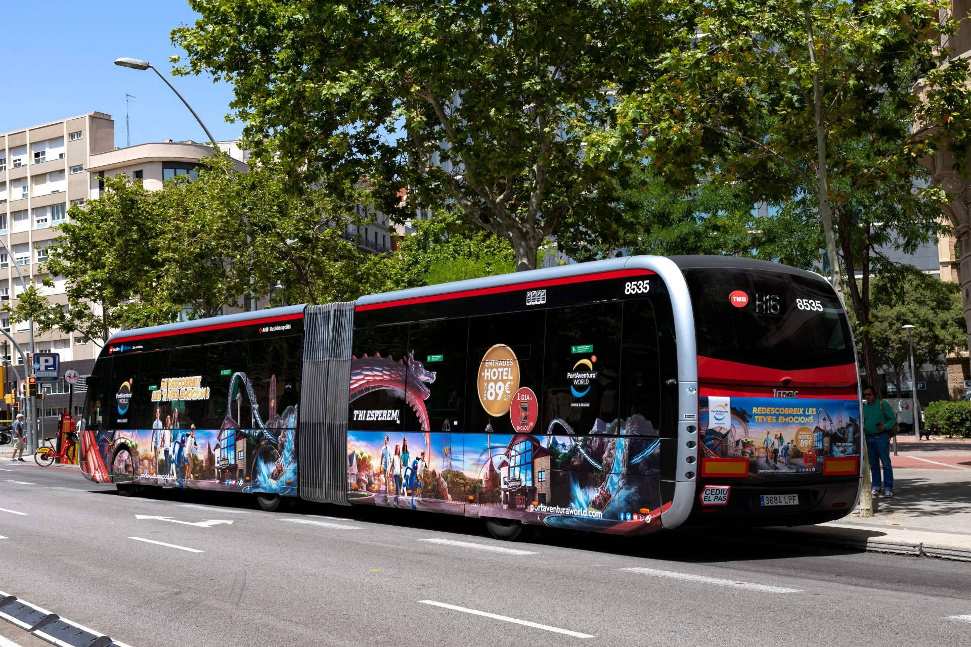Campañas sostenibles en los buses integrales de Barcelona de la mano de Promedios