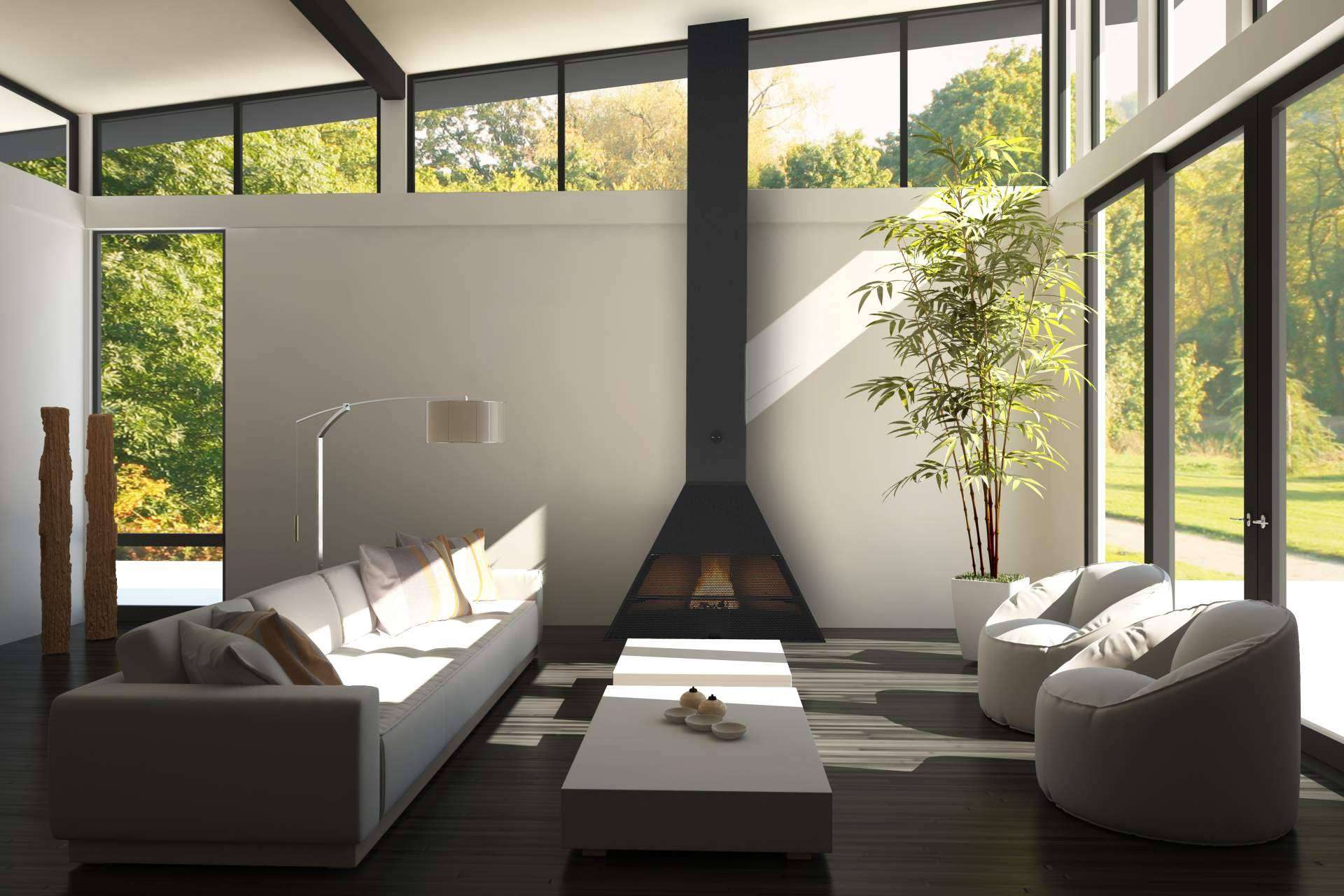 La solución a espacios reducidos de DAE, chimenea capilla
