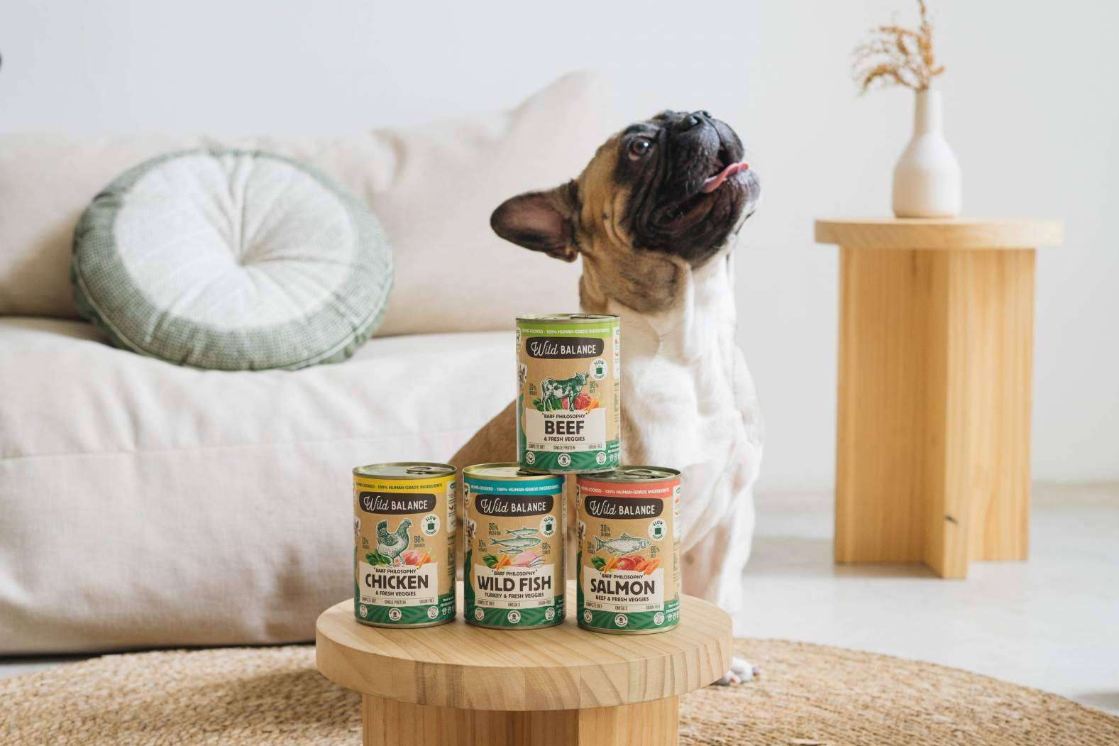 Wild Balance revoluciona el mercado de la alimentación para mascotas con el lanzamiento del BARF cocinado al vapor en lata