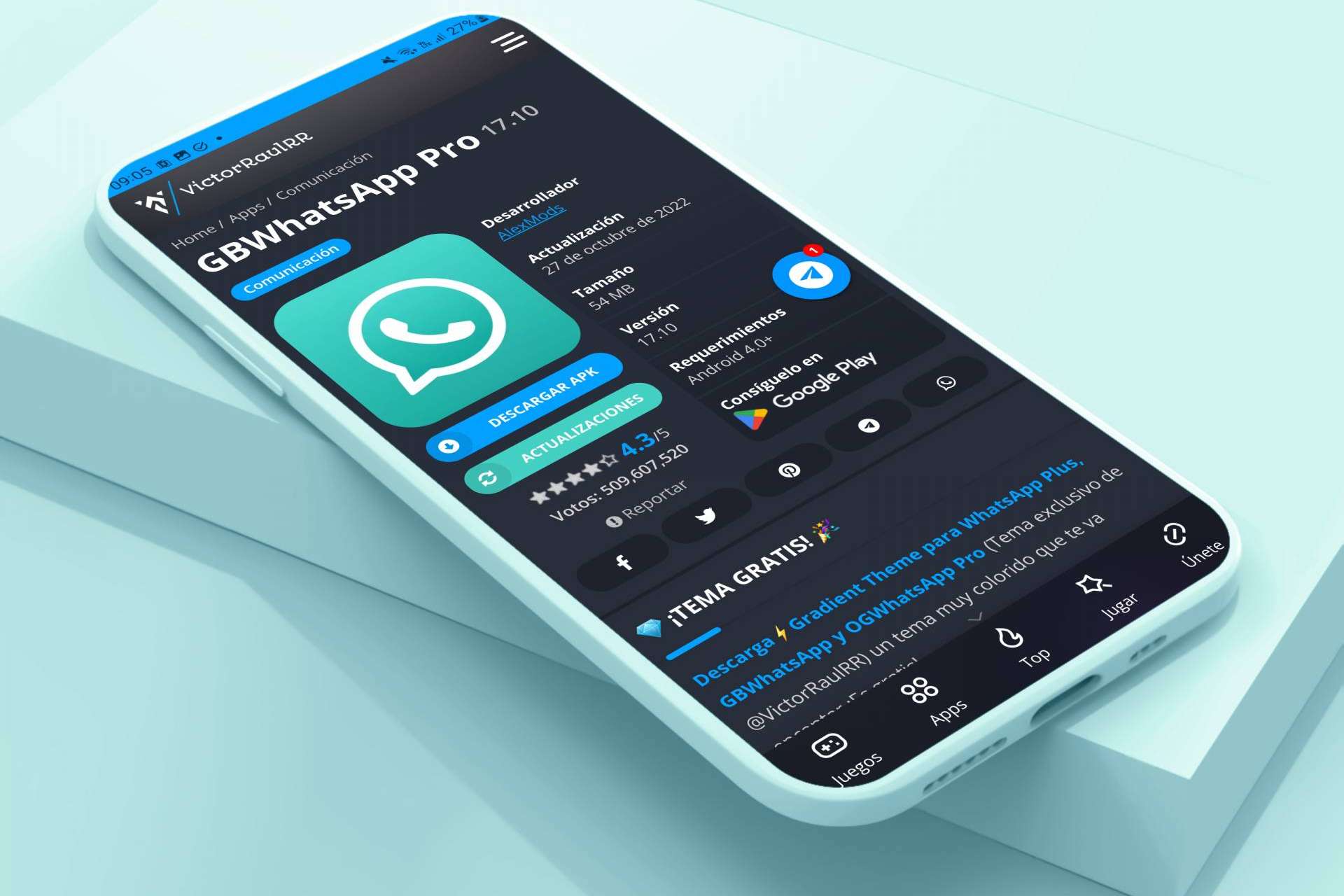 ¿Dónde descargar WhatsApp Plus y GBWhatsApp?, por VictorRaulRR Apps