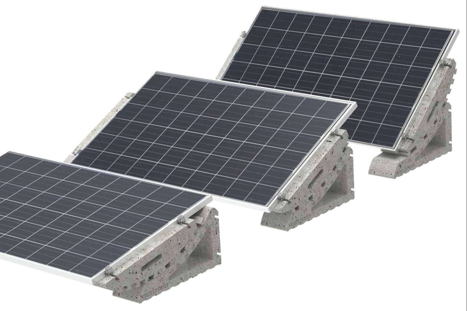 El innovador soporte patentado de Verniprens para fijar paneles solares