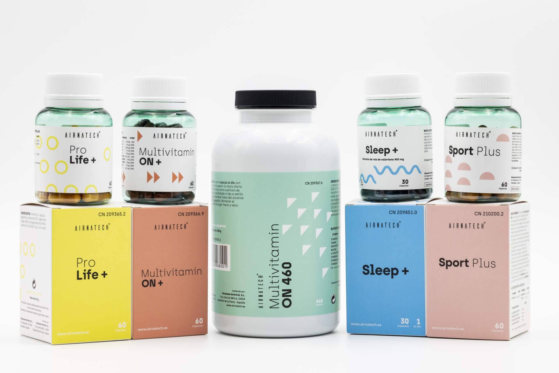Airnatech presenta su nueva línea de complementos alimenticios