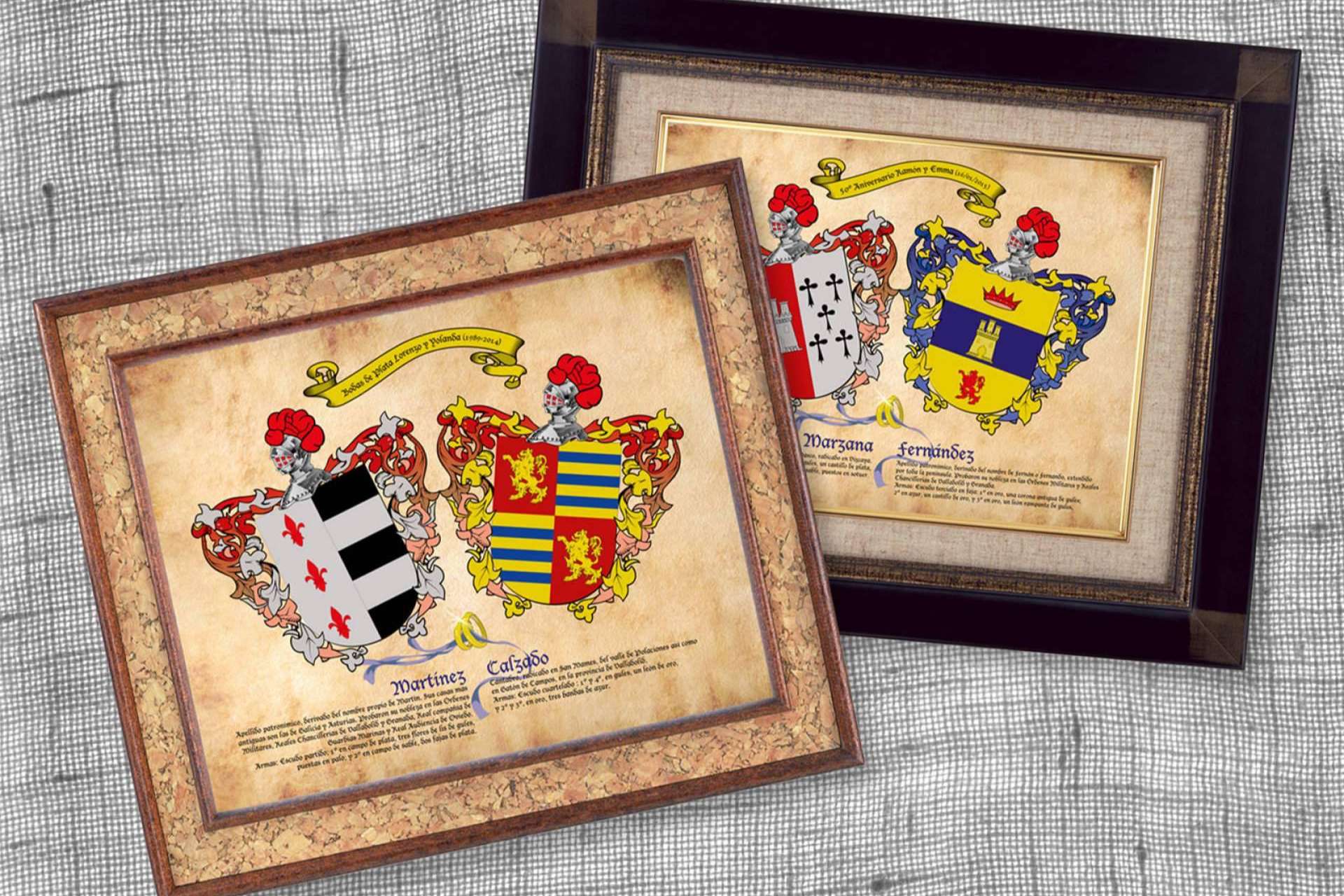 La Tienda Heráldica ofrece escudos heráldicos en formato digital de