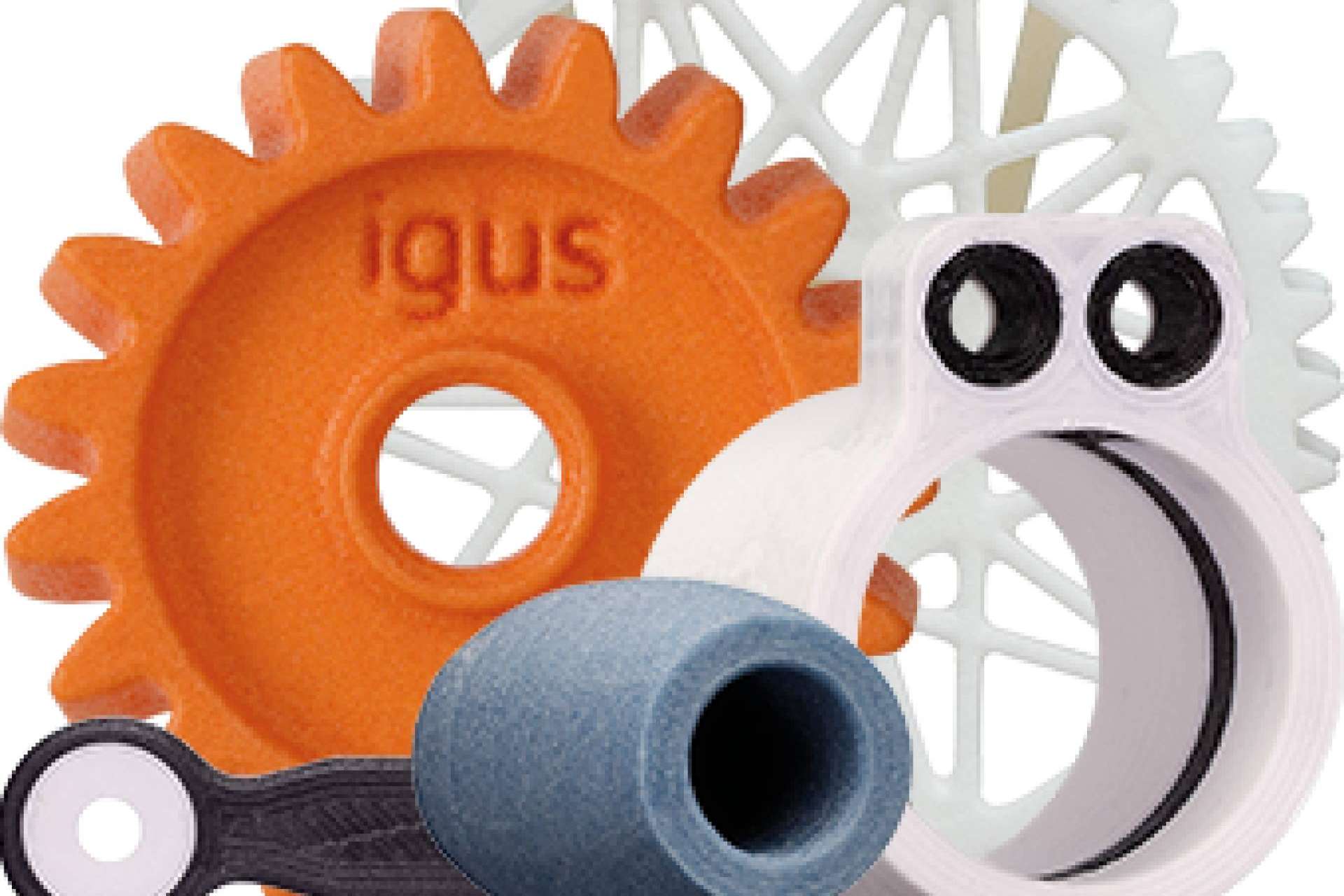 Impresión 3D industrial con plásticos resistentes al desgaste de igus