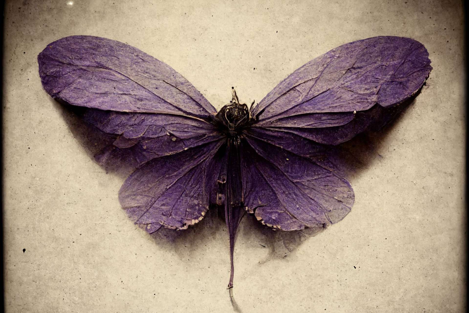 Antonio Sánchez Castro representa la muerte transformada de las mariposas a través de su obra 'Transformación'