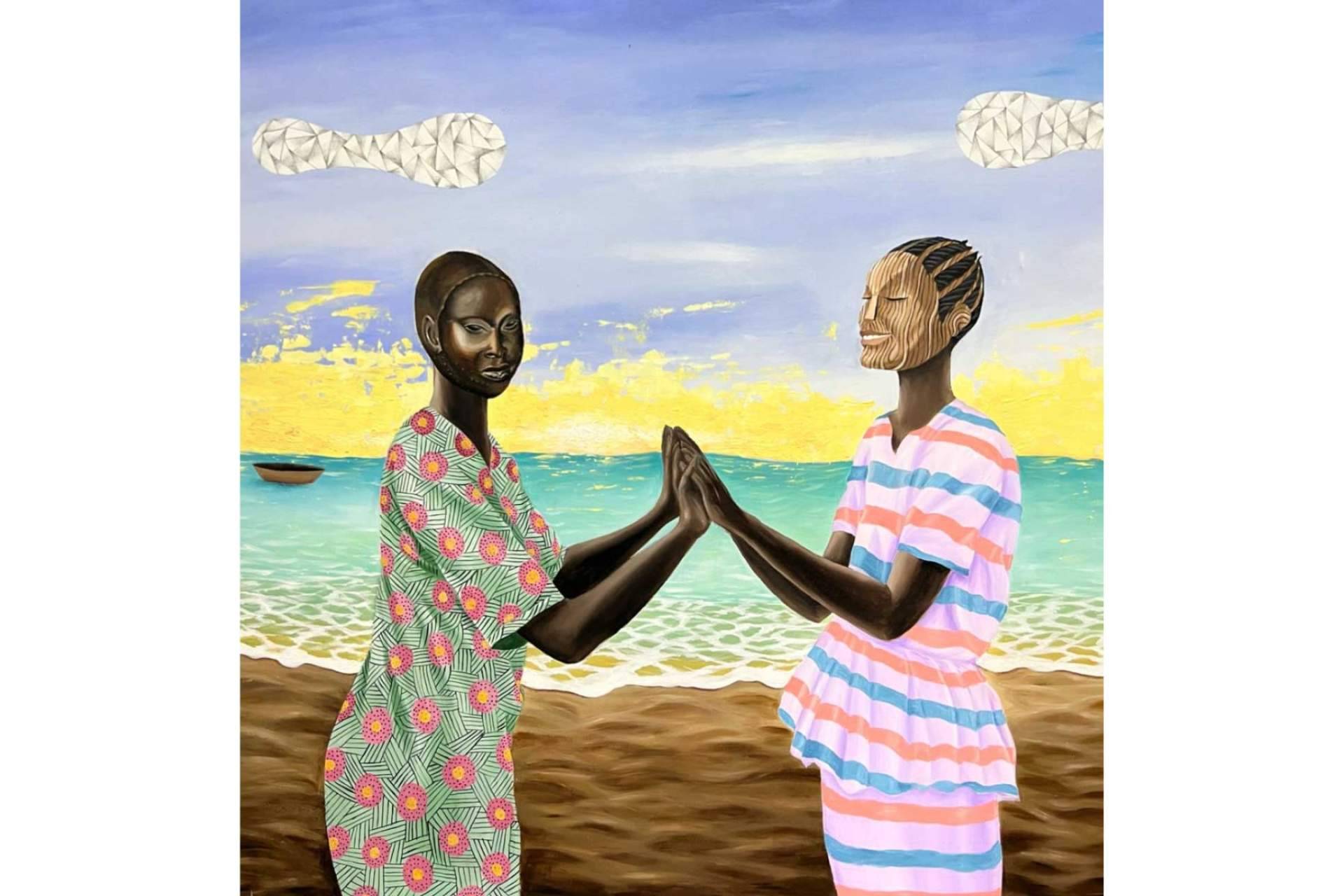 La exposición 'Cruce de caminos. Una mirada al arte emergente en África' presentada por Reku Art Gallery, la nueva galería de ARVIVID