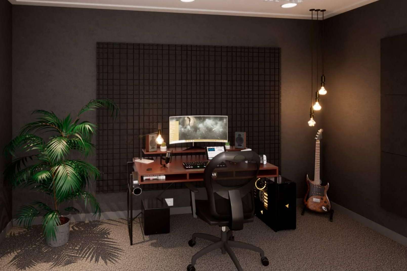 Paneles acústicos para home studio o estudio de grabación, disponibles en Acústica Decorativa