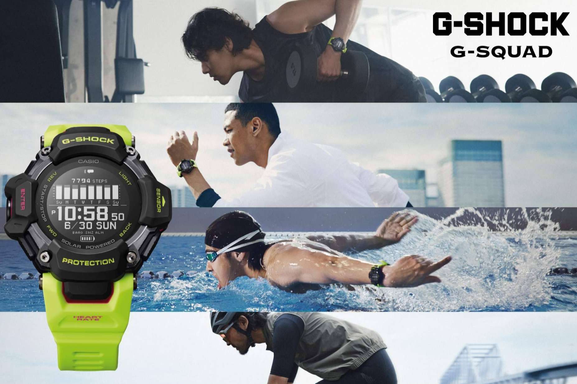 G-SQUAD, el reloj ideal para deportistas que lanza la marca G-SHOCK