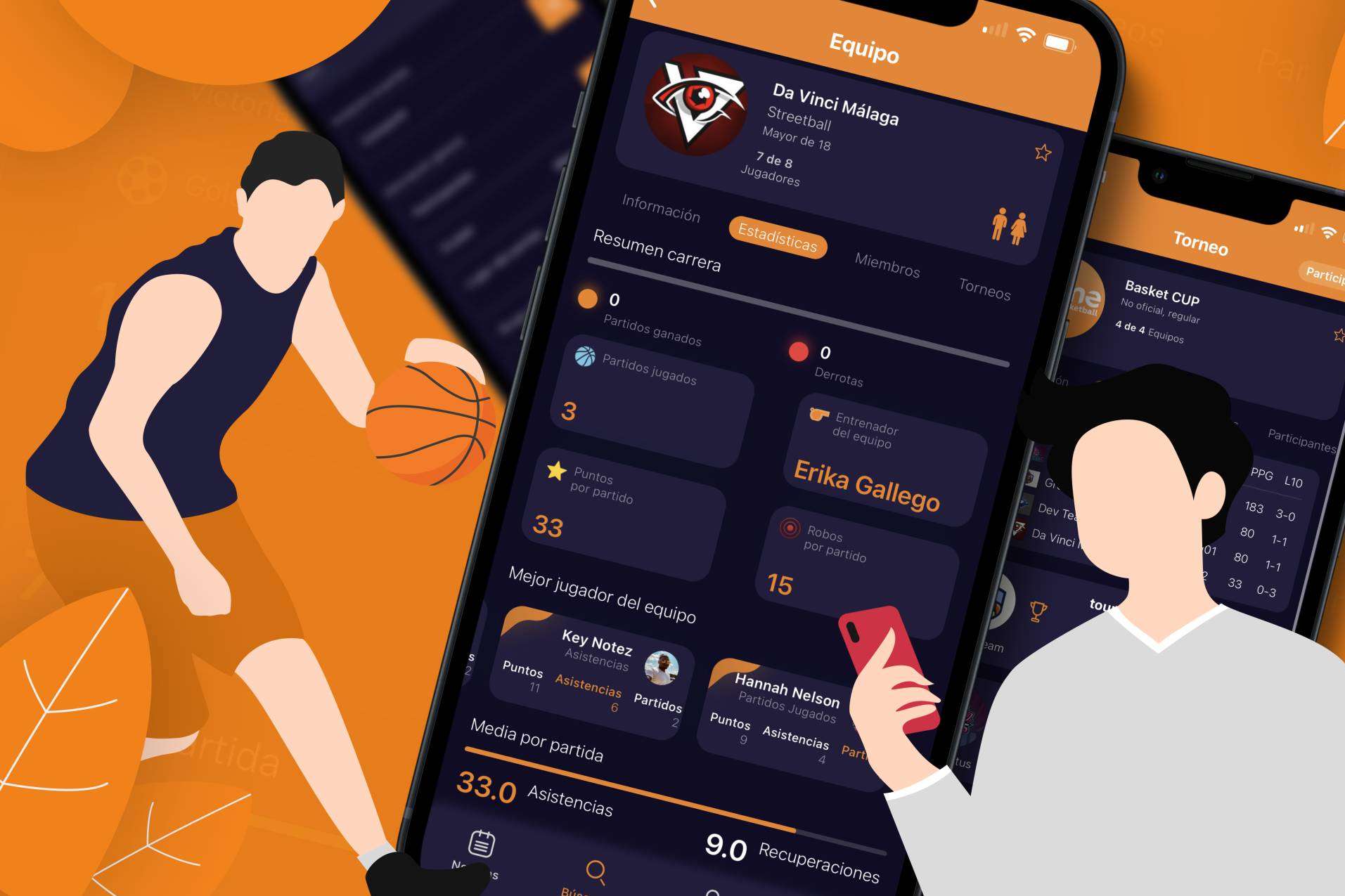 Organización de partidos de fútbol y streetball con el nuevo software de ESMEsoft