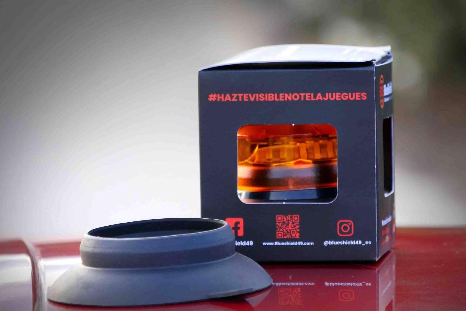 Una apuesta innovadora en balizas de emergencia, SOS BlueShield49