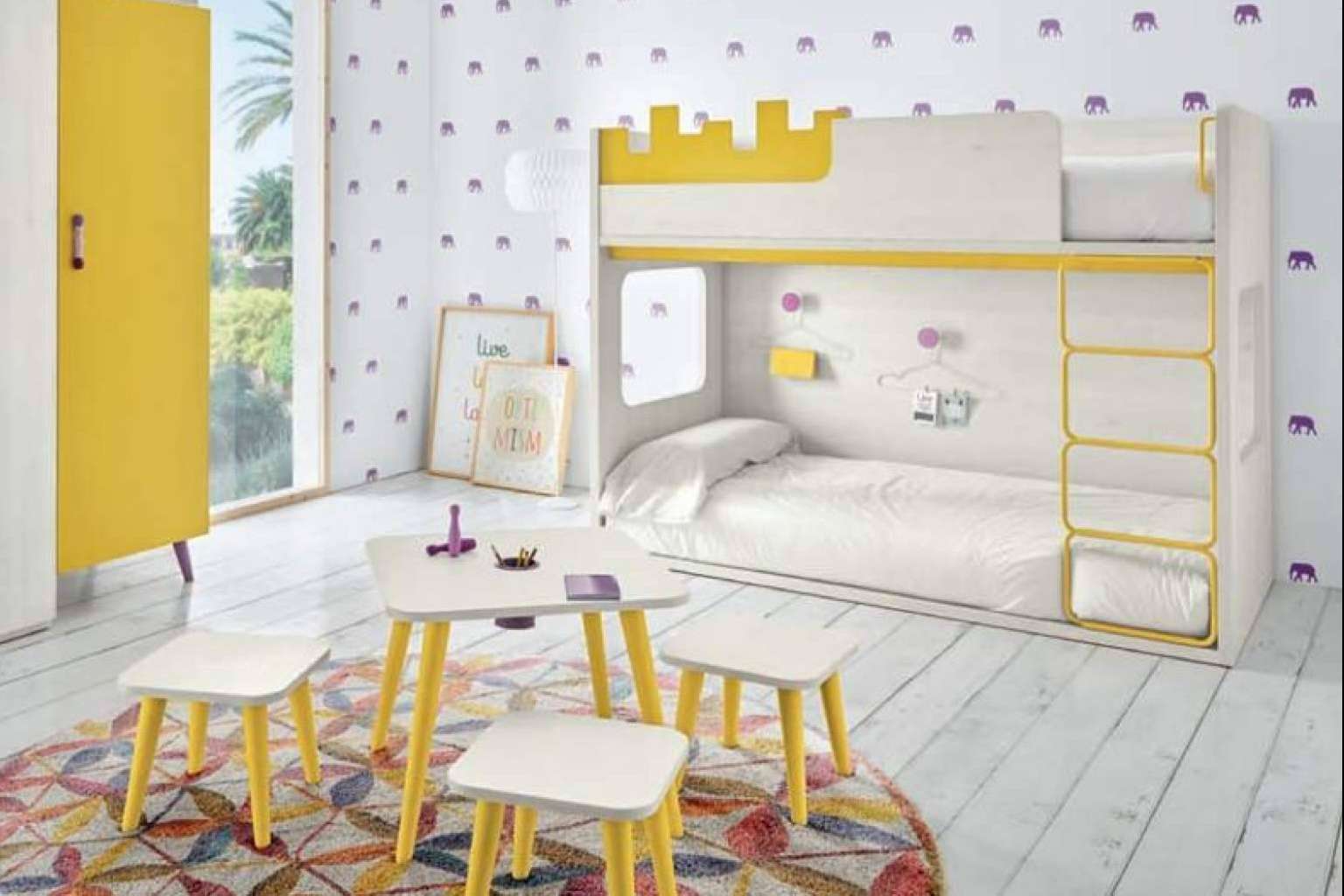 La variedad de diseño disponible para un dormitorio infantil que ofrece Verde Limón Muebles