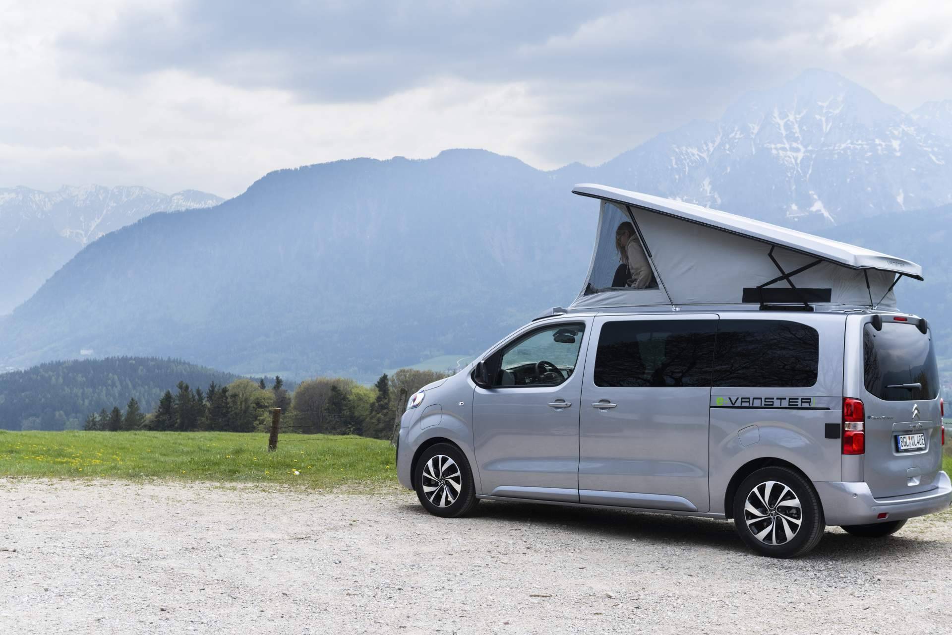 Pössl y su modelo E-Vanster, la furgoneta camper 100% eléctrica
