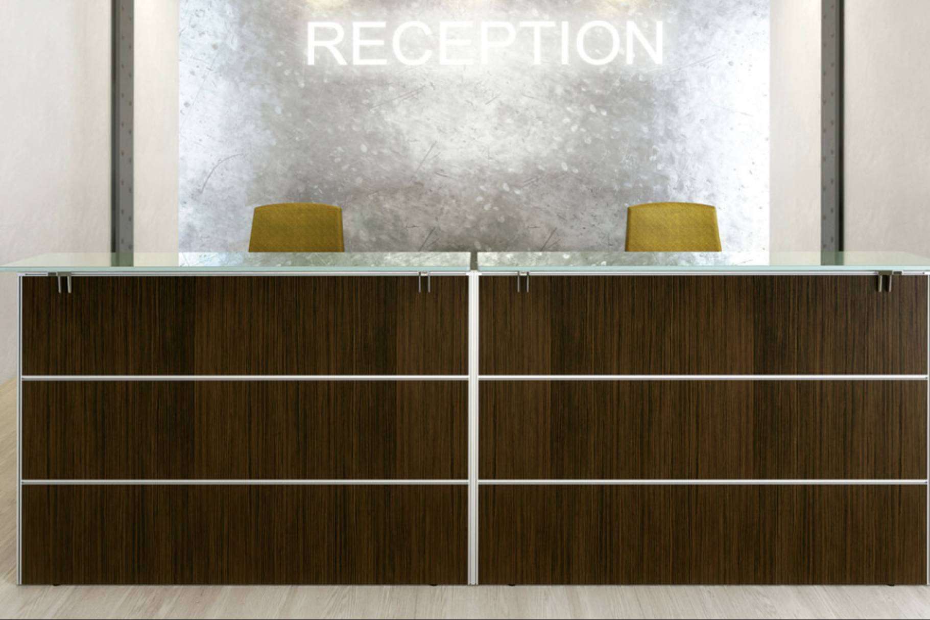 La extensa oferta en mobiliario para recepción de OfficeDeco