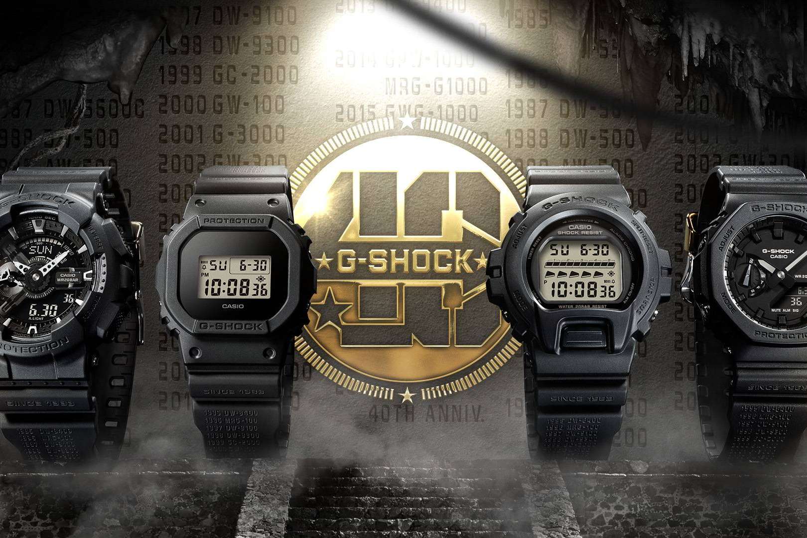 G-SHOCK lanza una nueva colección con correa impresa con los nombres de los modelos que han marcado un hito en el pasado