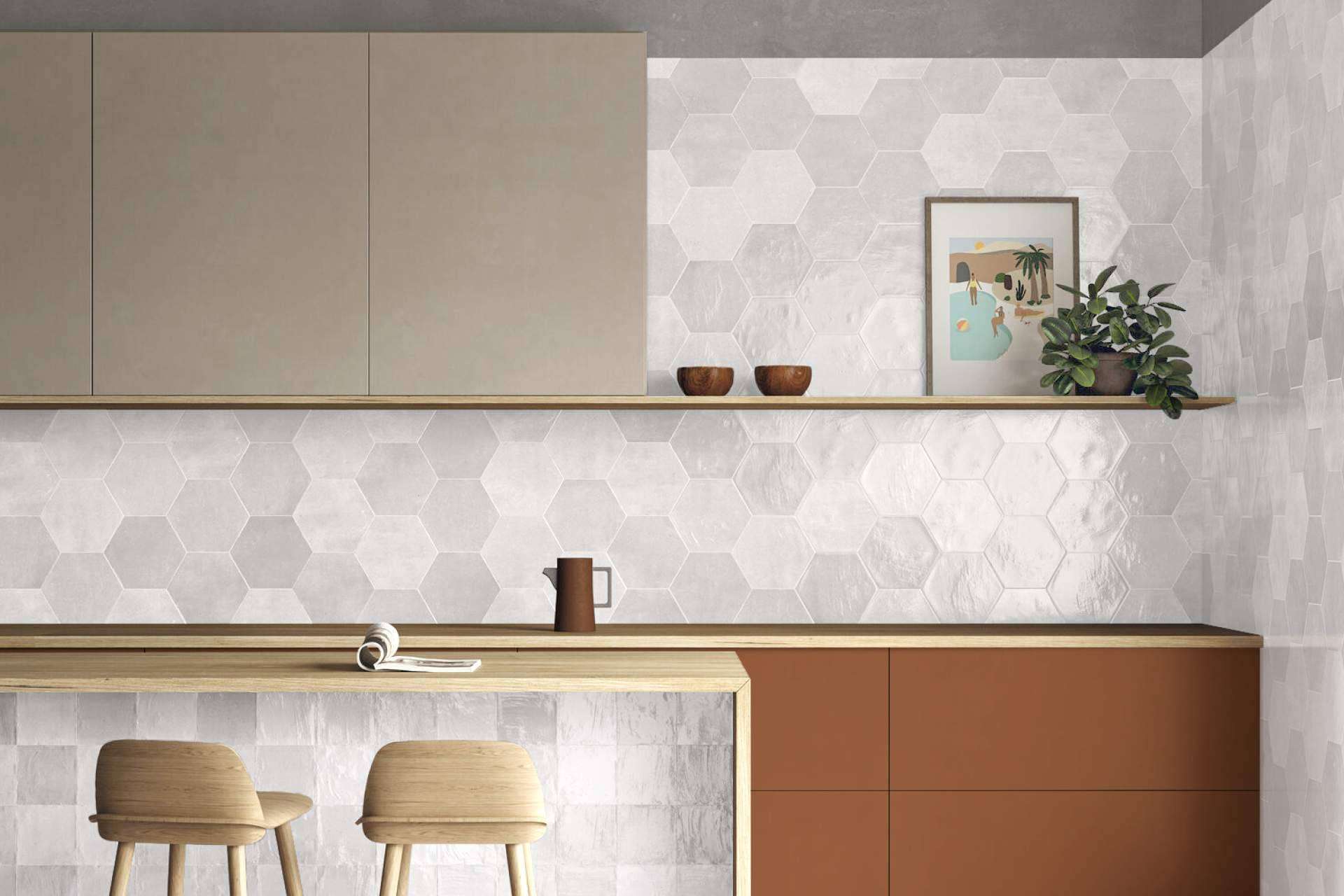 La tendencia de los azulejos blancos para la cocina, una de las más populares en el mundo del interiorismo