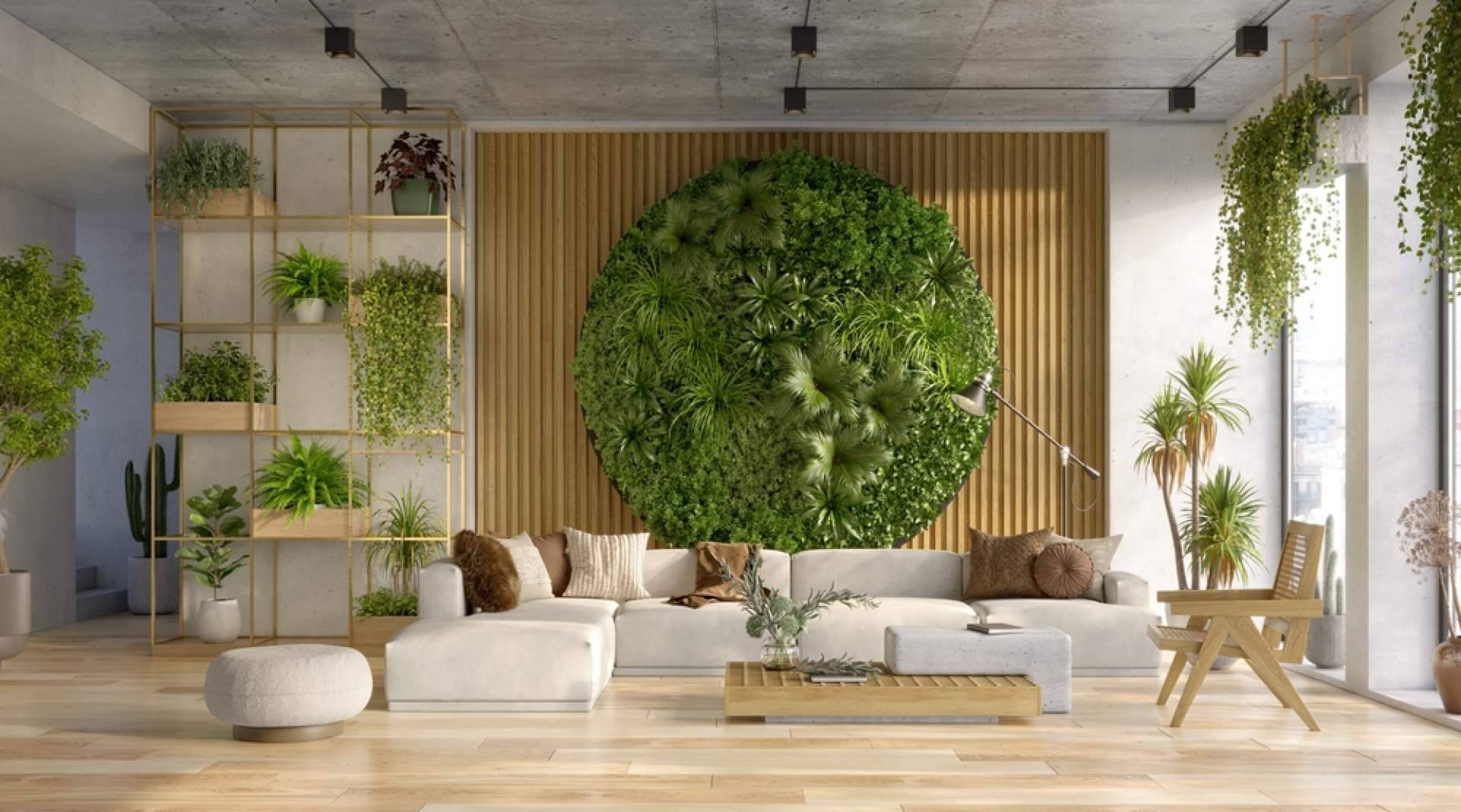 En JardinVertical.es se pueden comprar paneles decorativos para las paredes del hogar