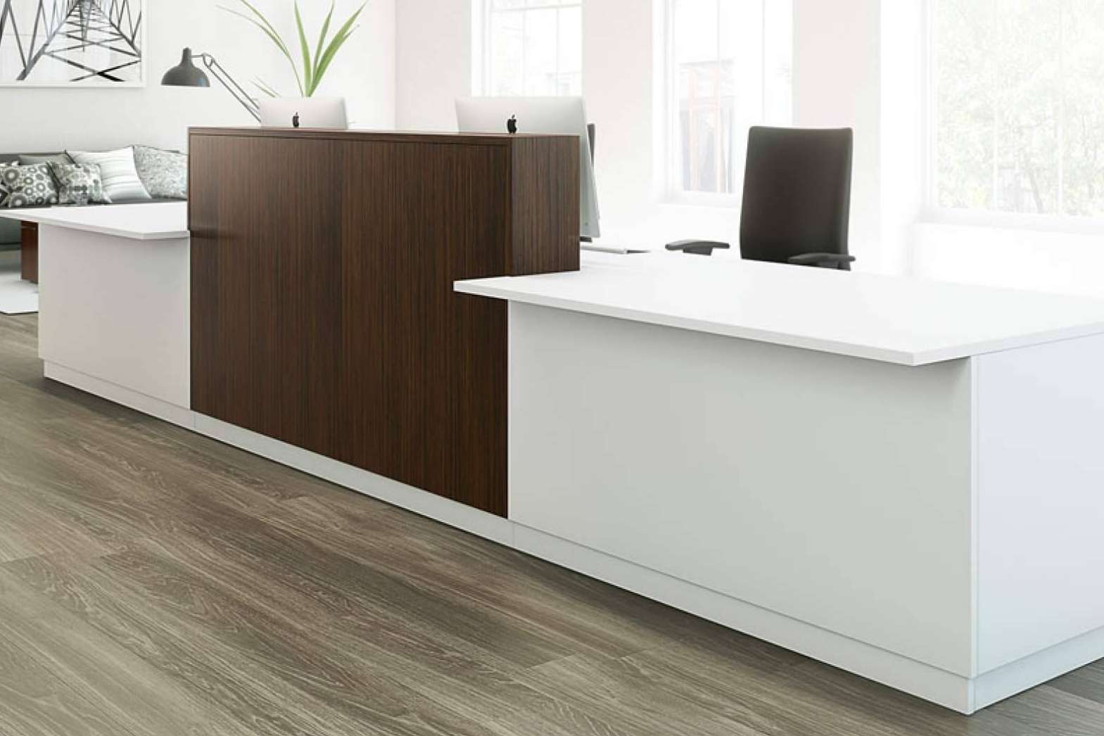 La diversidad de muebles de recepción en el catálogo de OfficeDeco