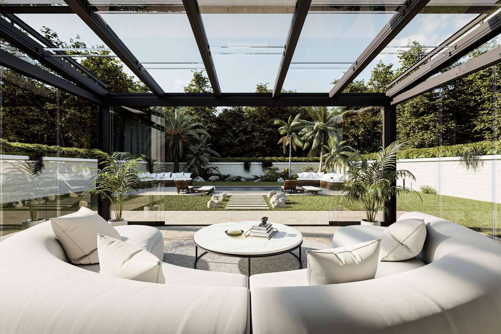 ¿Cuáles son los beneficios de usar la pérgola bioclimática y el techo móvil panorámico de C3 Systems S.L.?